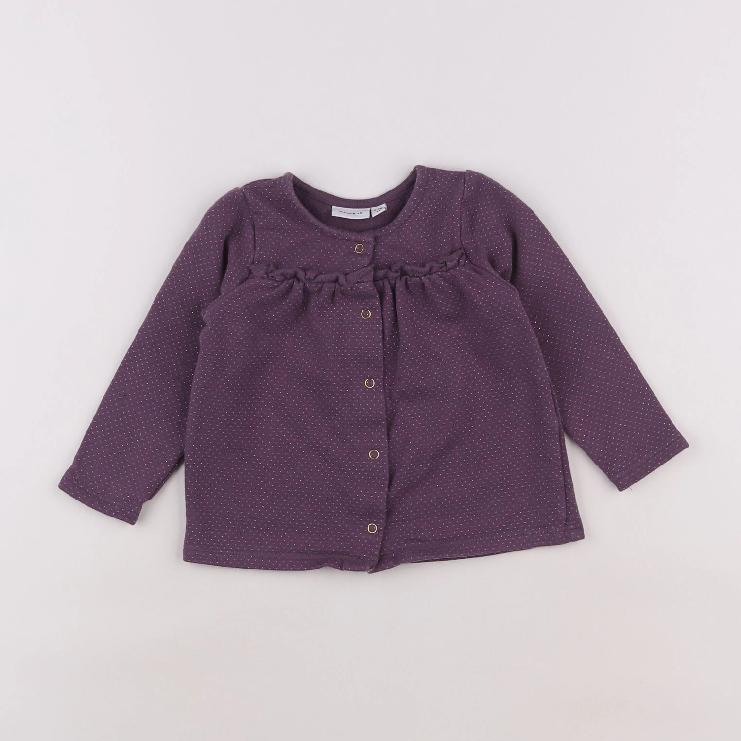 Name it - sweat violet - 6/9 mois