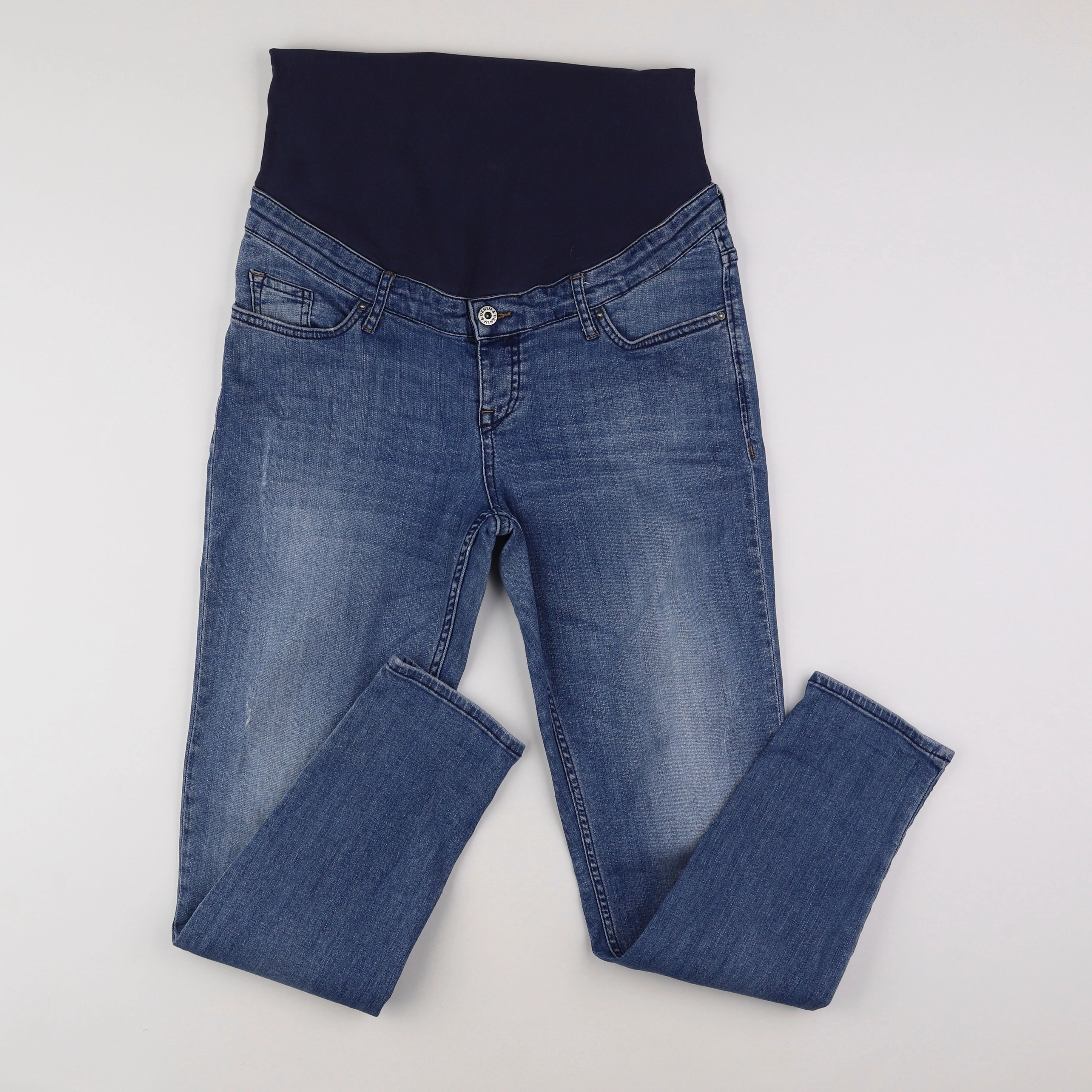 H&M - jean grossesse bleu - 38
