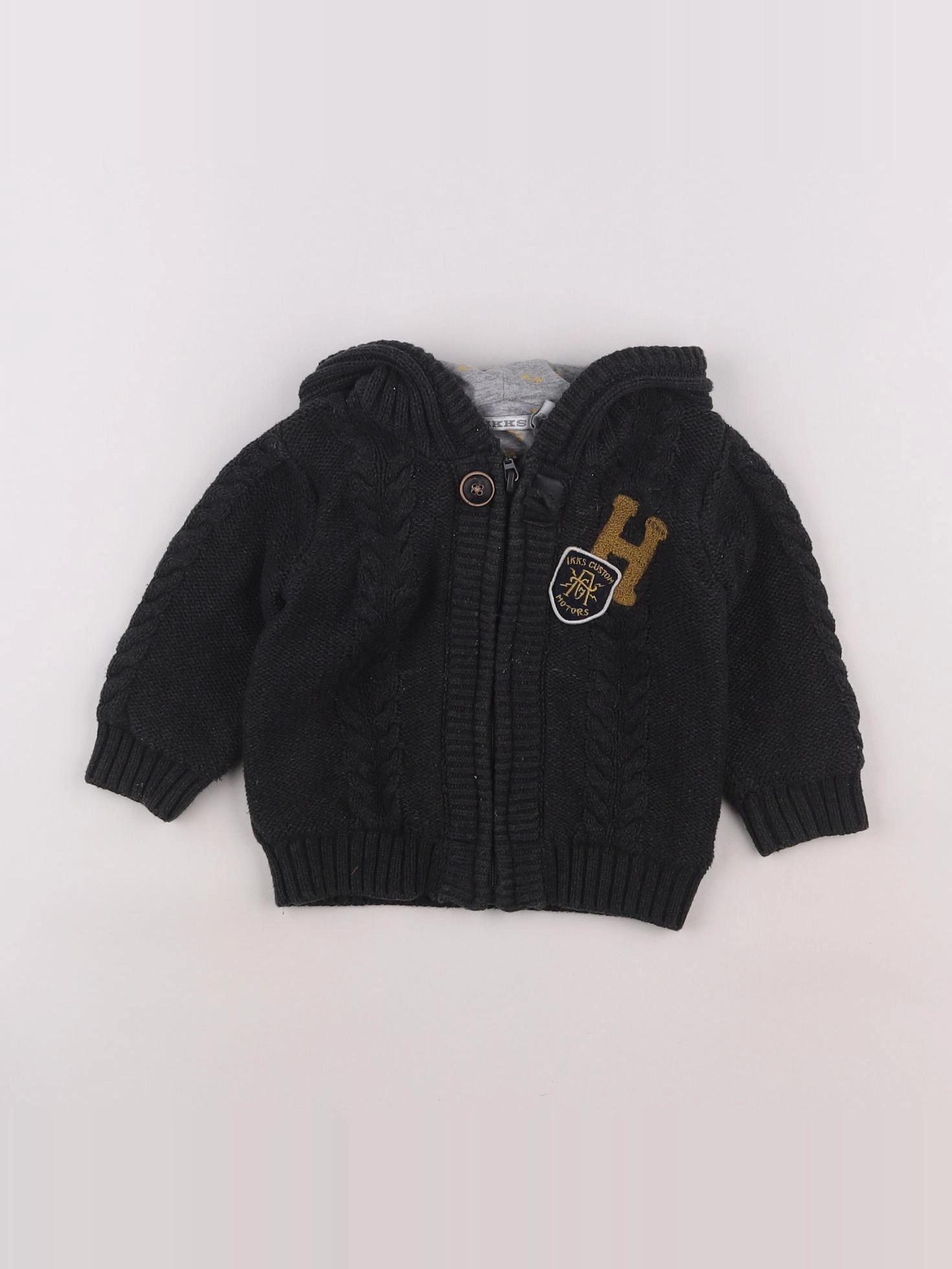 IKKS - gilet gris - 12 mois