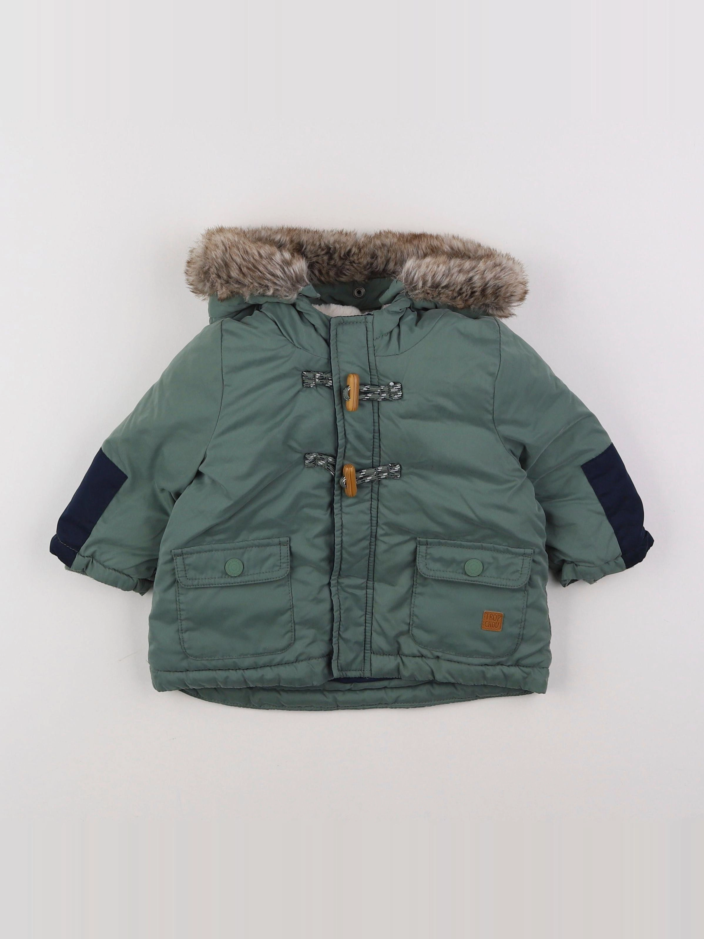 Tape à l'oeil - parka vert - 6 mois