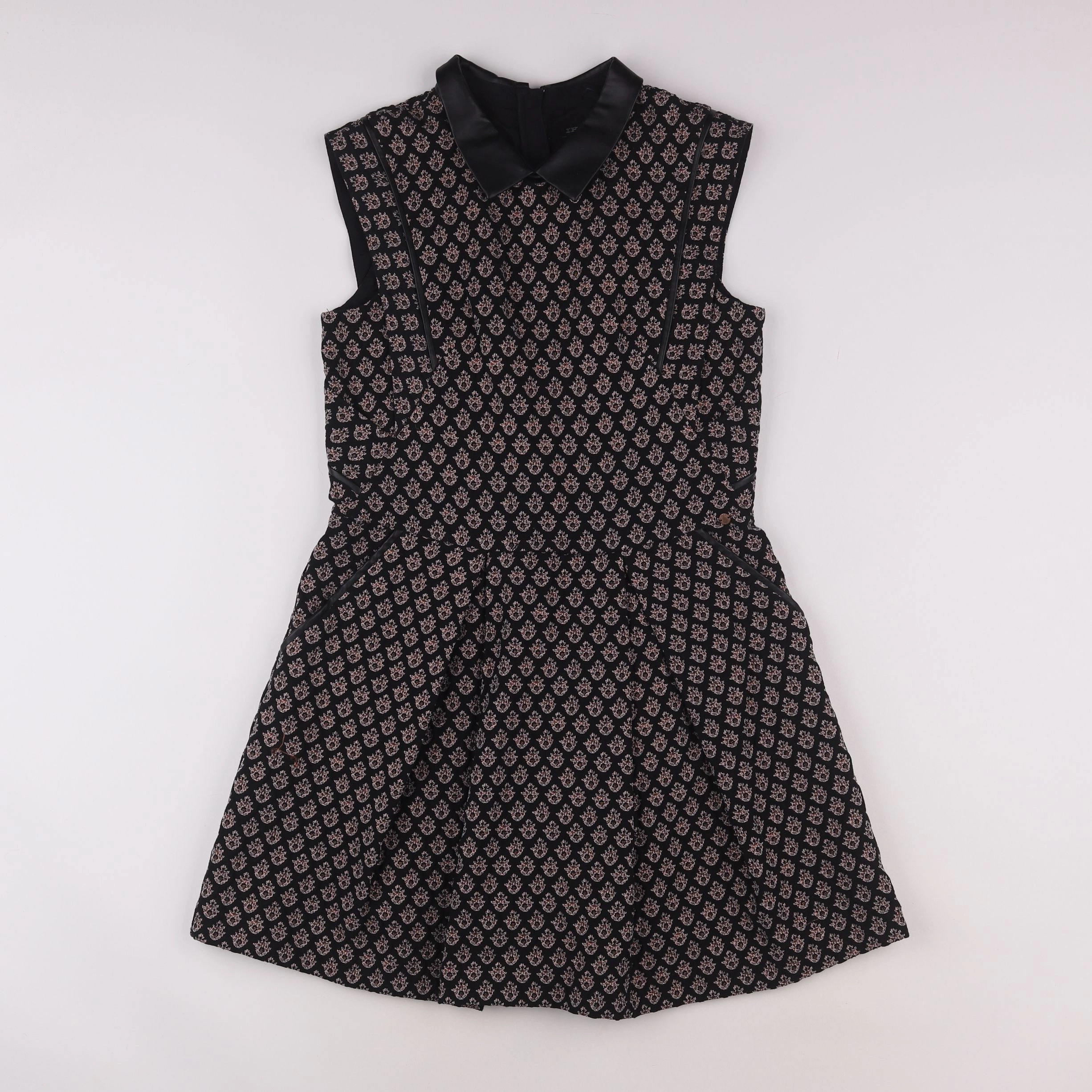 IKKS - robe noir, bronze - 12 ans
