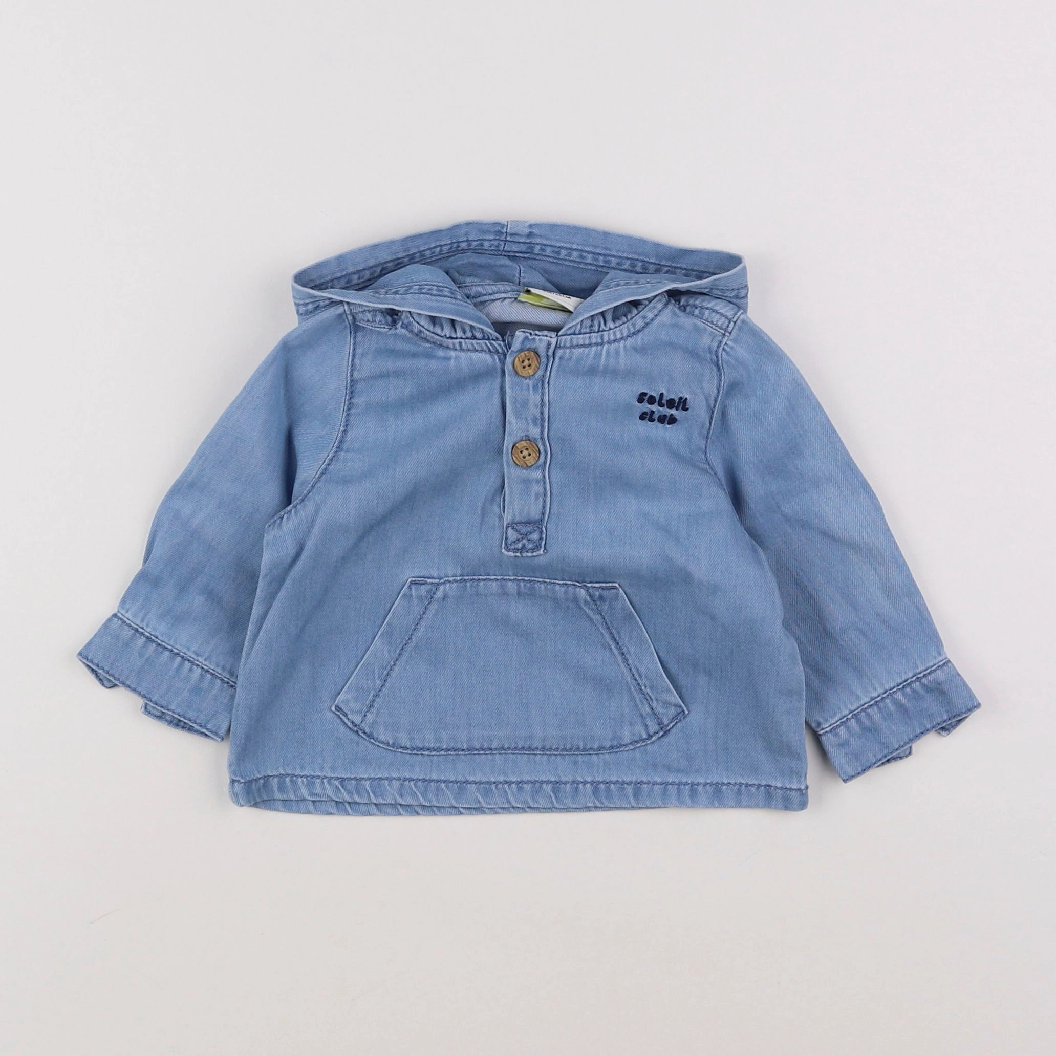 Tape à l'oeil - chemise bleu - 6 mois