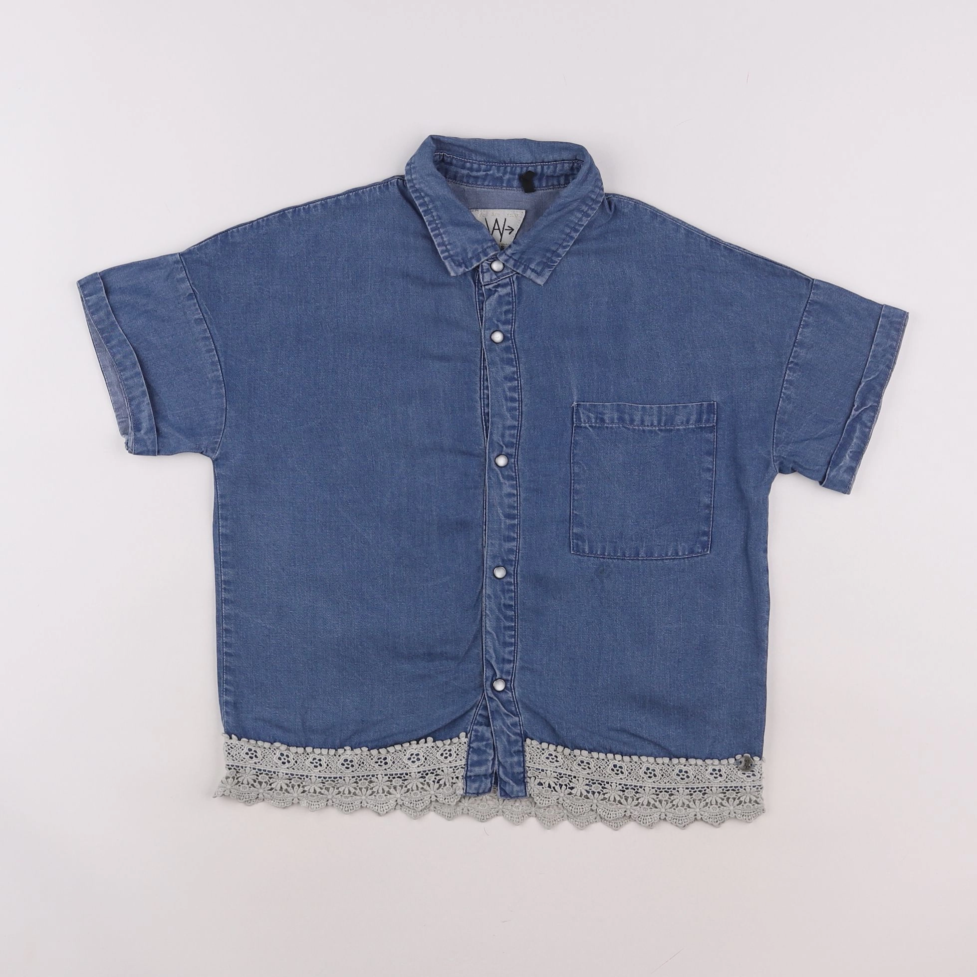 IKKS - blouse bleu - 10 ans
