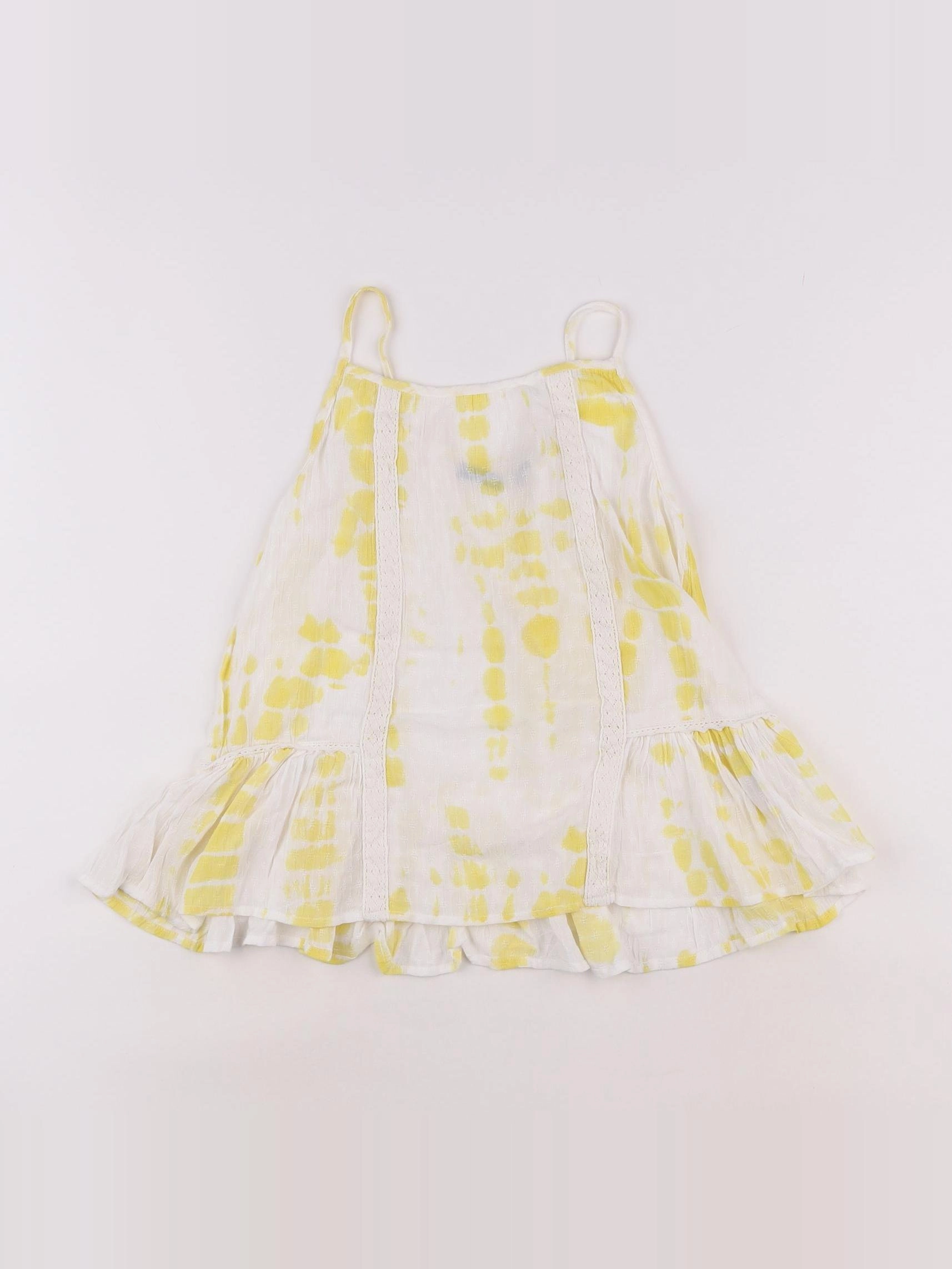 IKKS - blouse blanc, jaune - 10 ans
