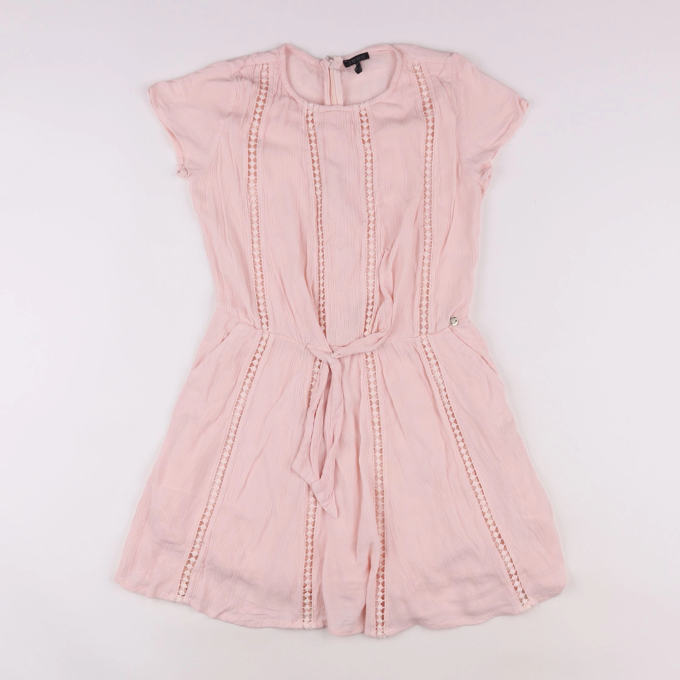 IKKS - robe rose - 10 ans