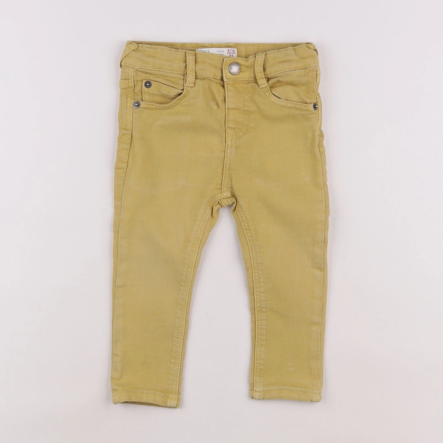 Zara - jean jaune - 9/12 mois