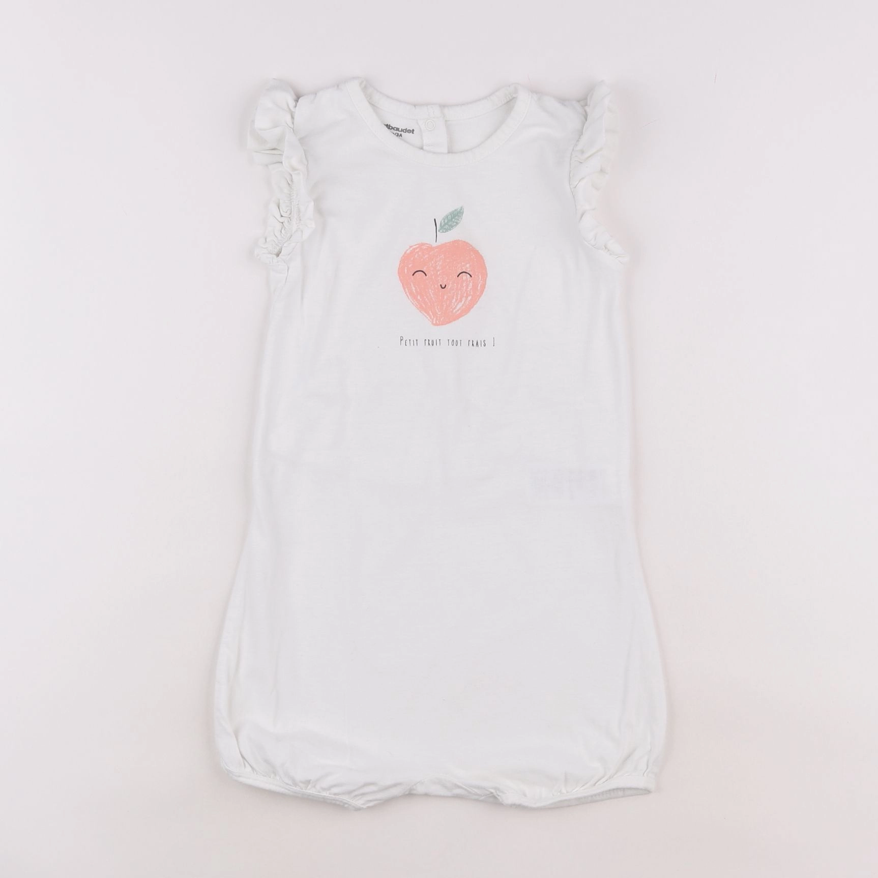 Vertbaudet - pyjama coton blanc - 3 ans