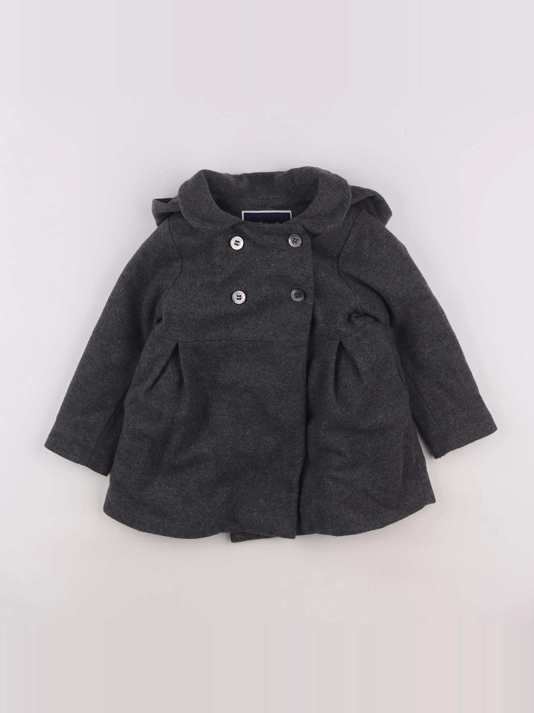 Jacadi - manteau gris - 2 ans