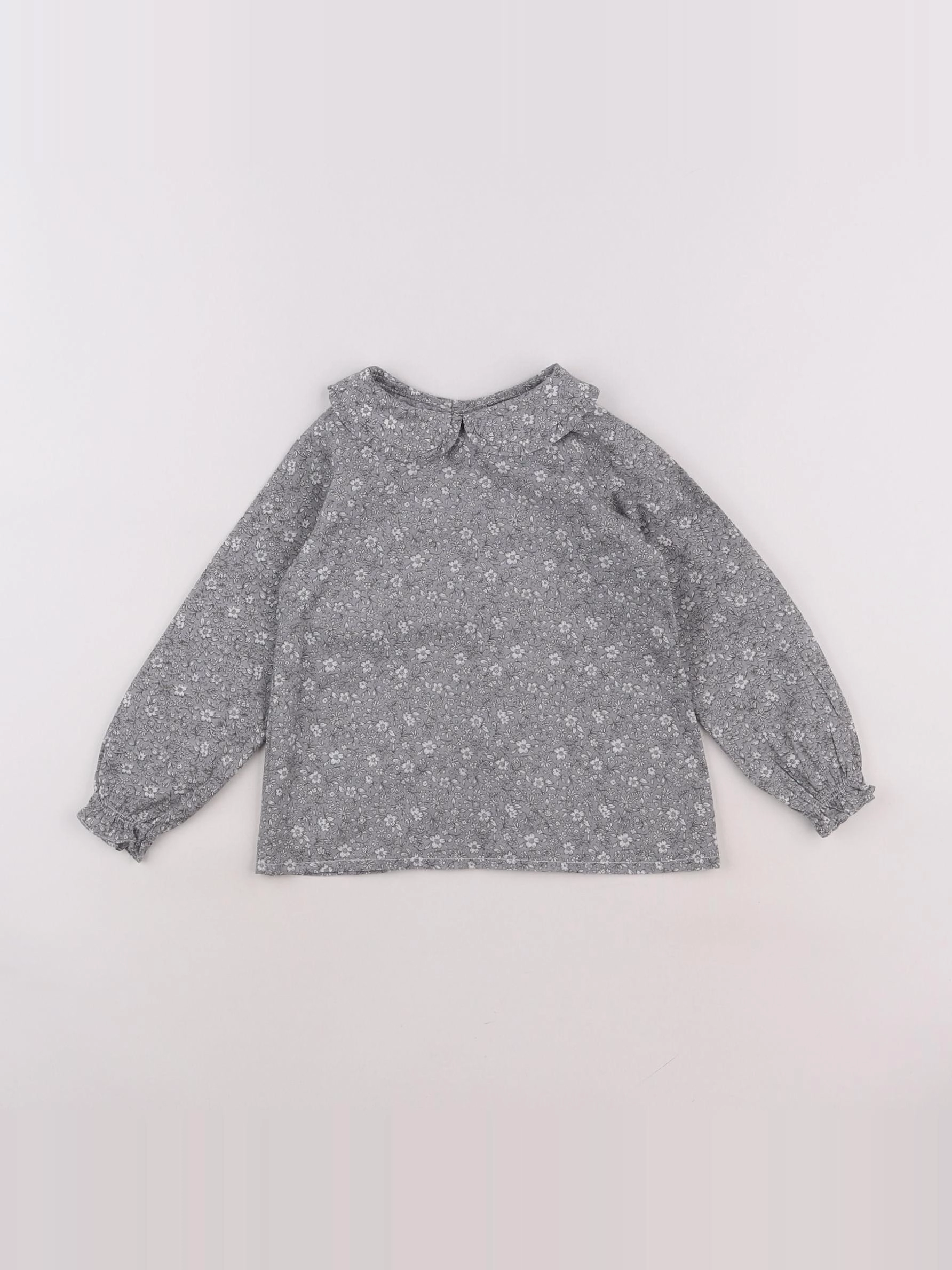 Lola Palacios - blouse gris - 2 ans