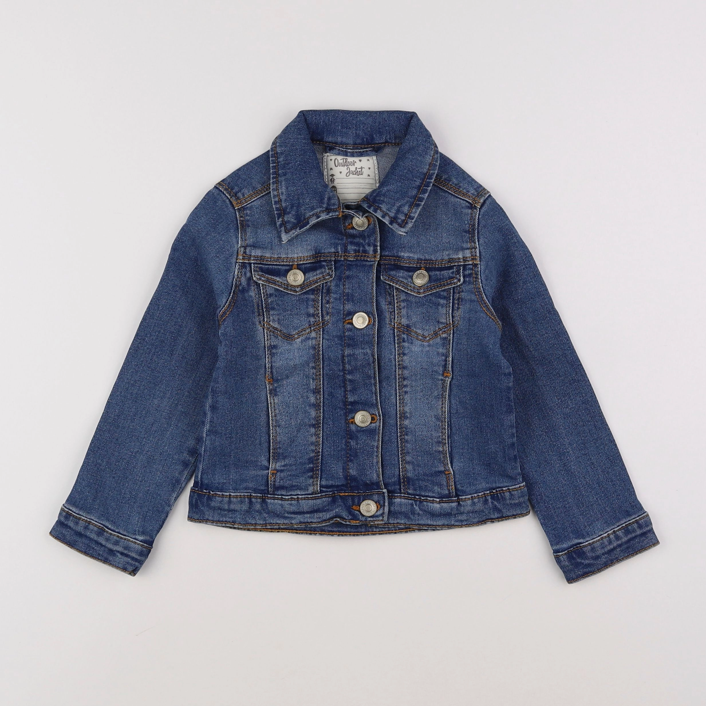 Vertbaudet - veste bleu - 4 ans