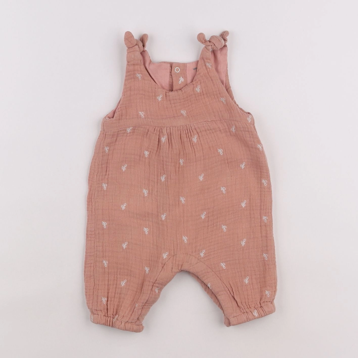 Vertbaudet - combinaison doublé rose - 3 mois