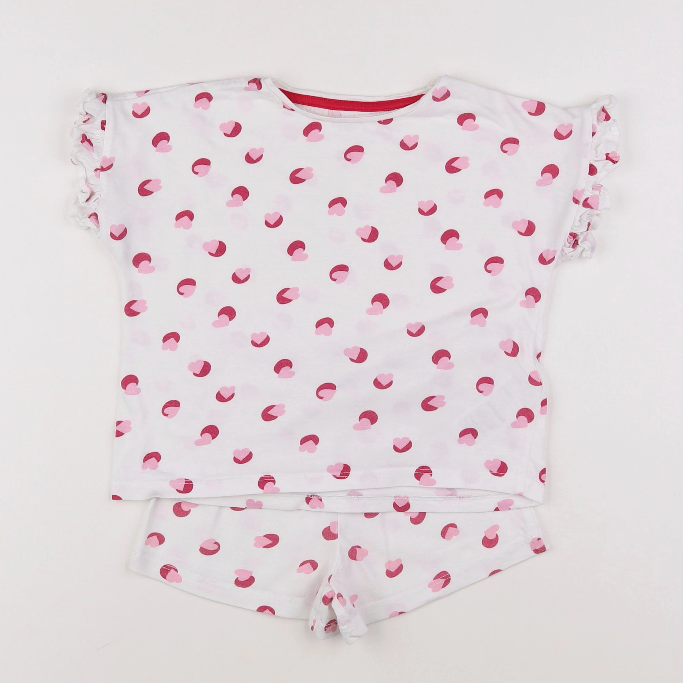 Vertbaudet - pyjama coton rose - 5 ans