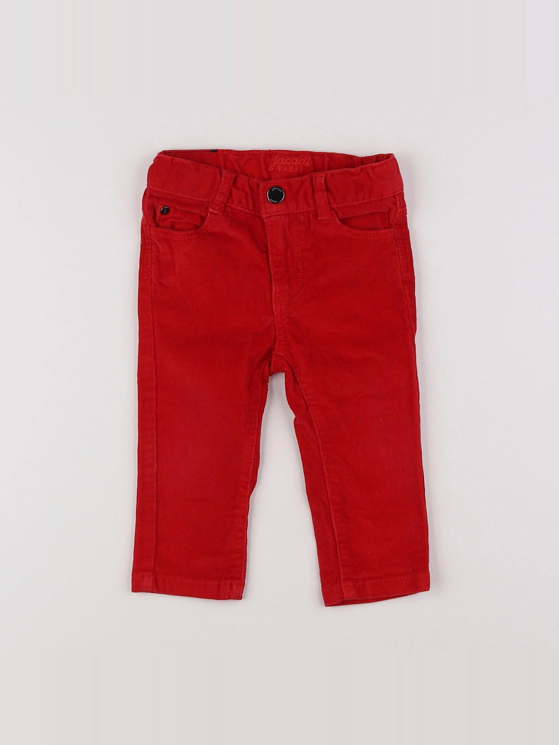 Jacadi - pantalon rouge - 12 mois