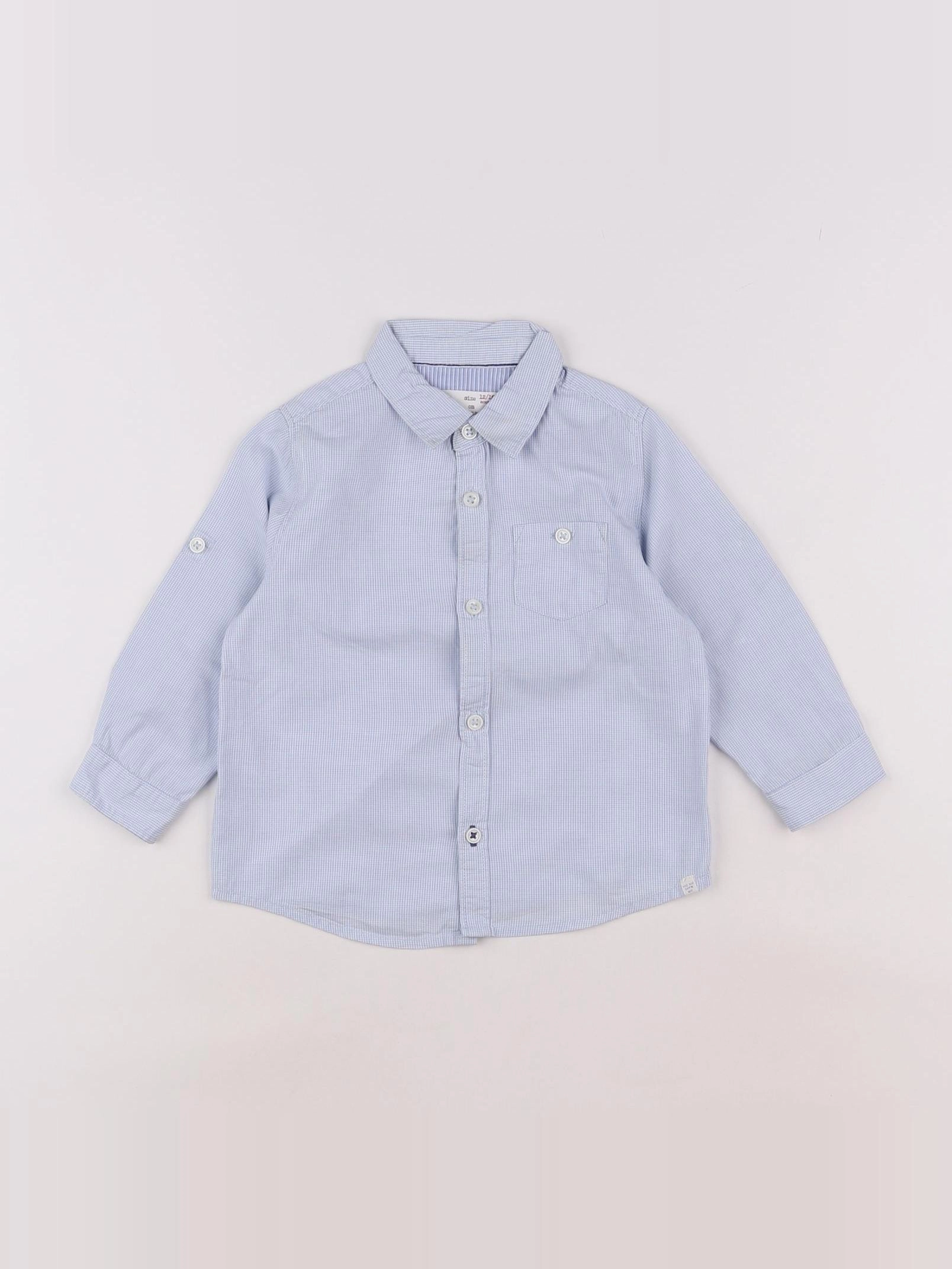 Zara - chemise bleu - 12/18 mois