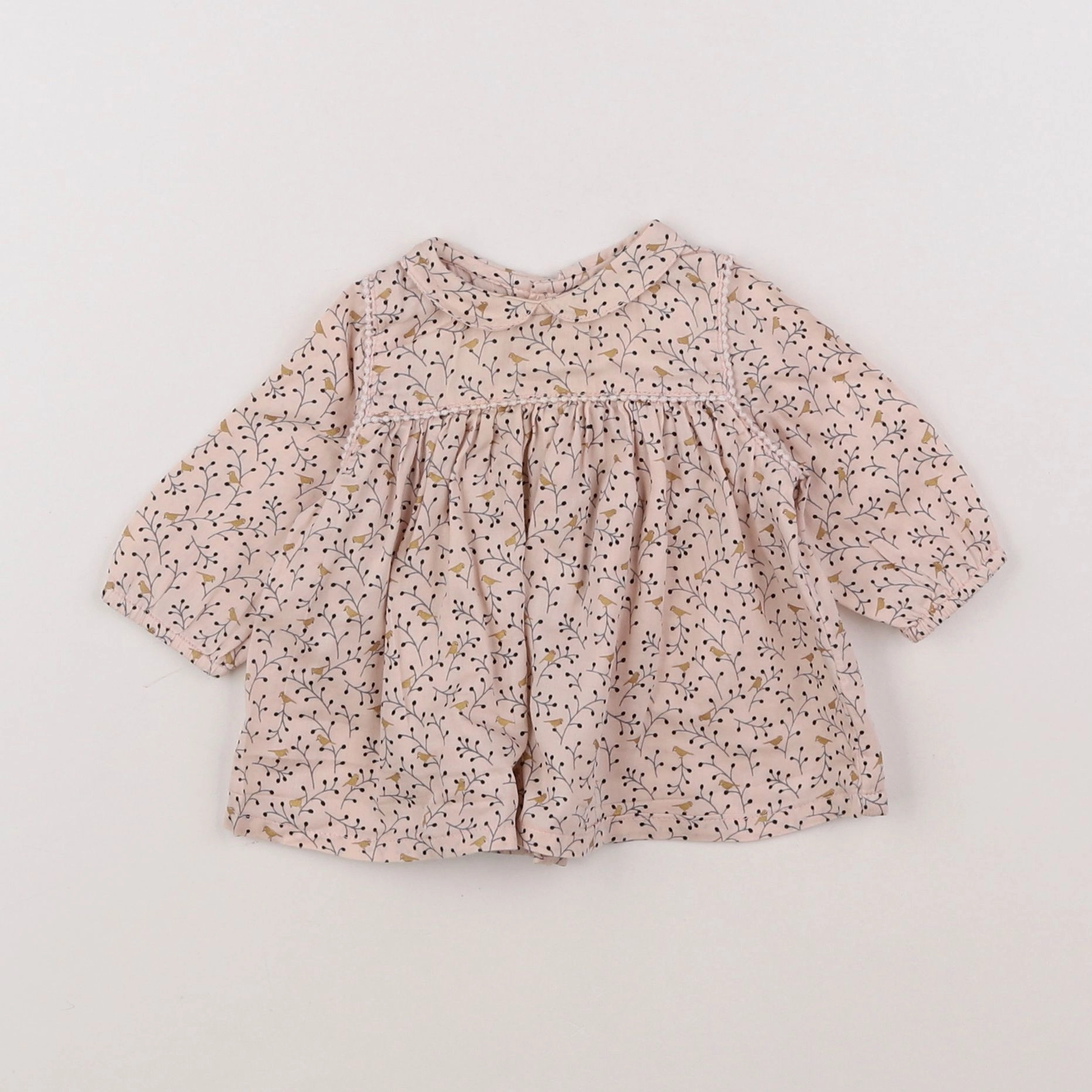 Boutchou - blouse rose - 3 mois