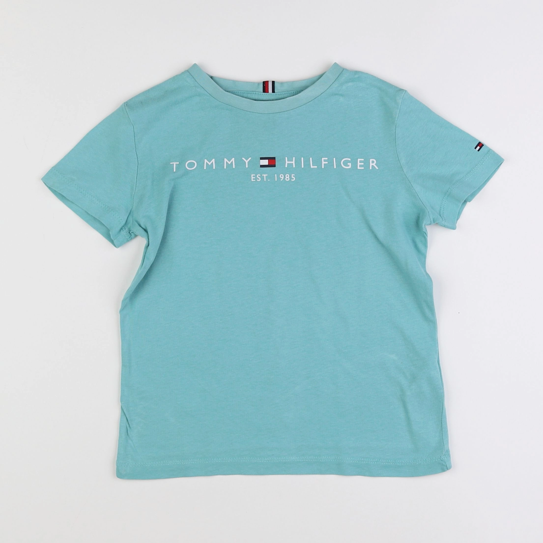 Tommy Hilfiger - tee-shirt vert - 7 ans