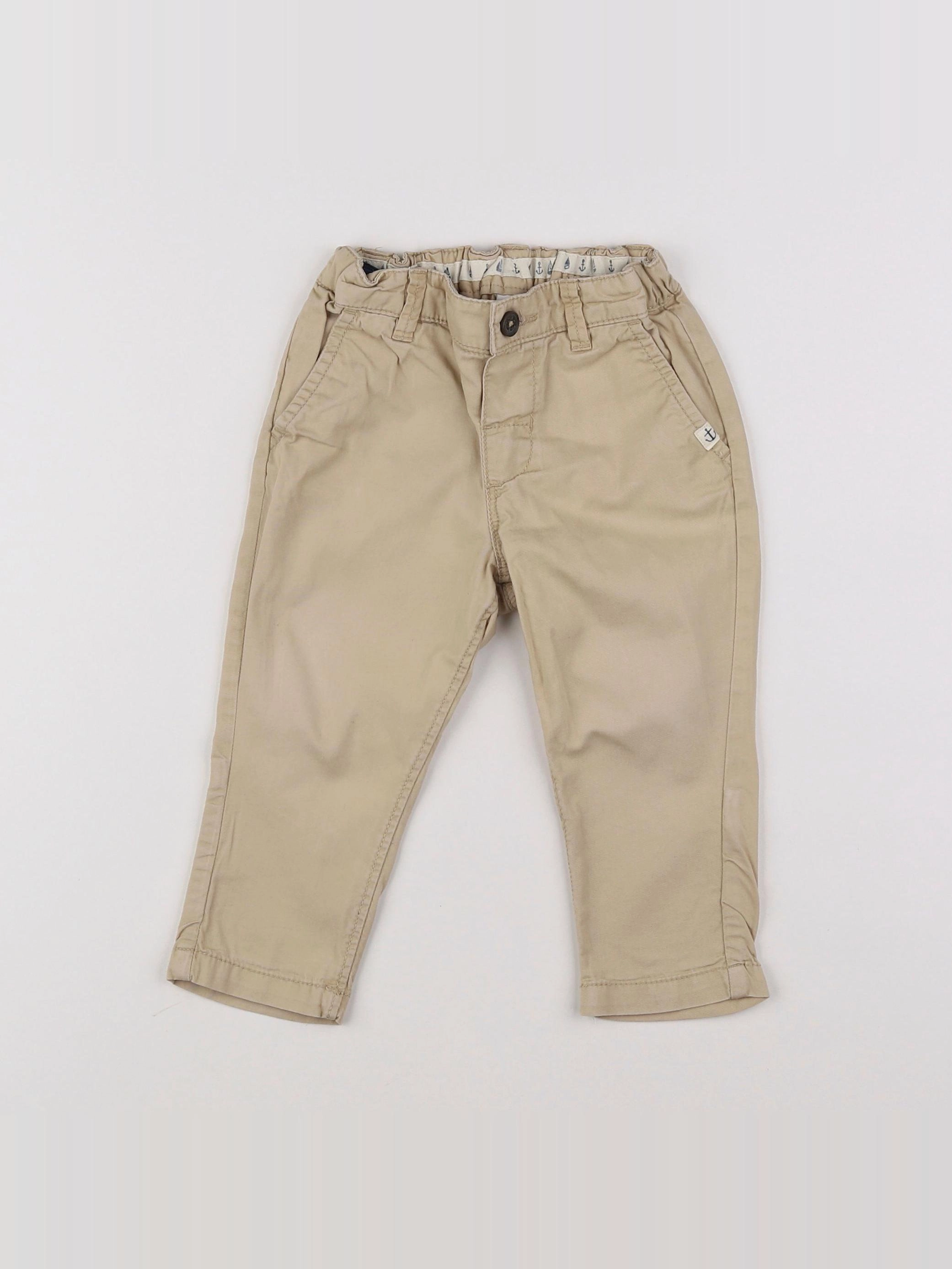 H&M - pantalon marron - 9/12 mois