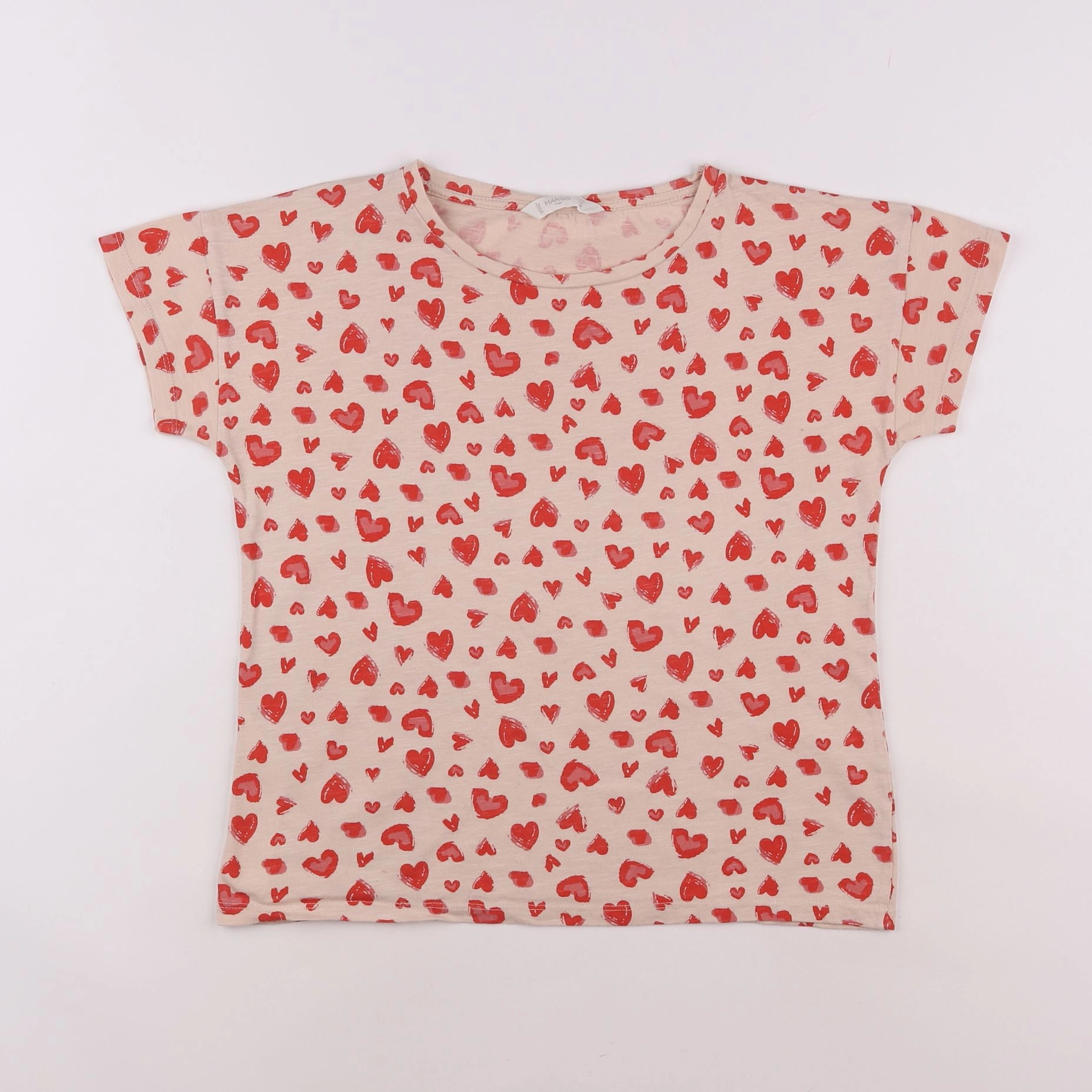 Mango - tee-shirt rouge - 14 ans