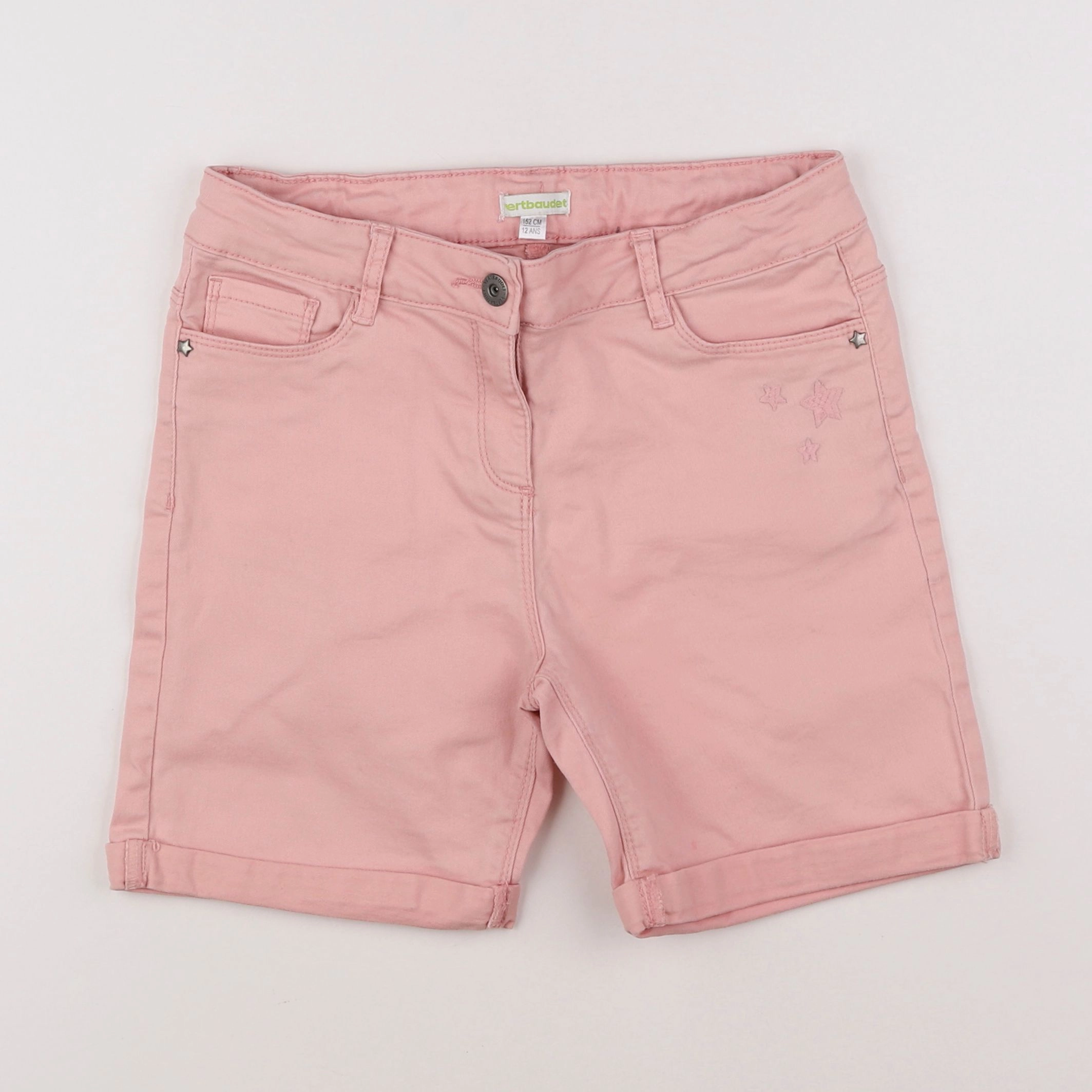 Vertbaudet - short rose - 12 ans
