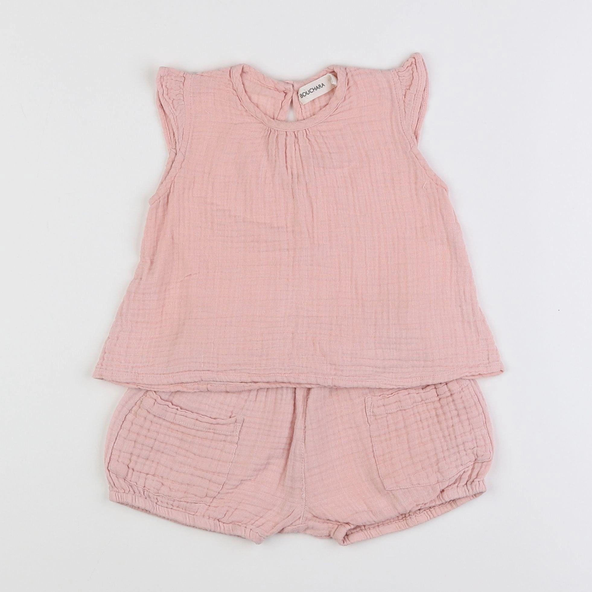 Bouchara - ensemble rose - 2 ans