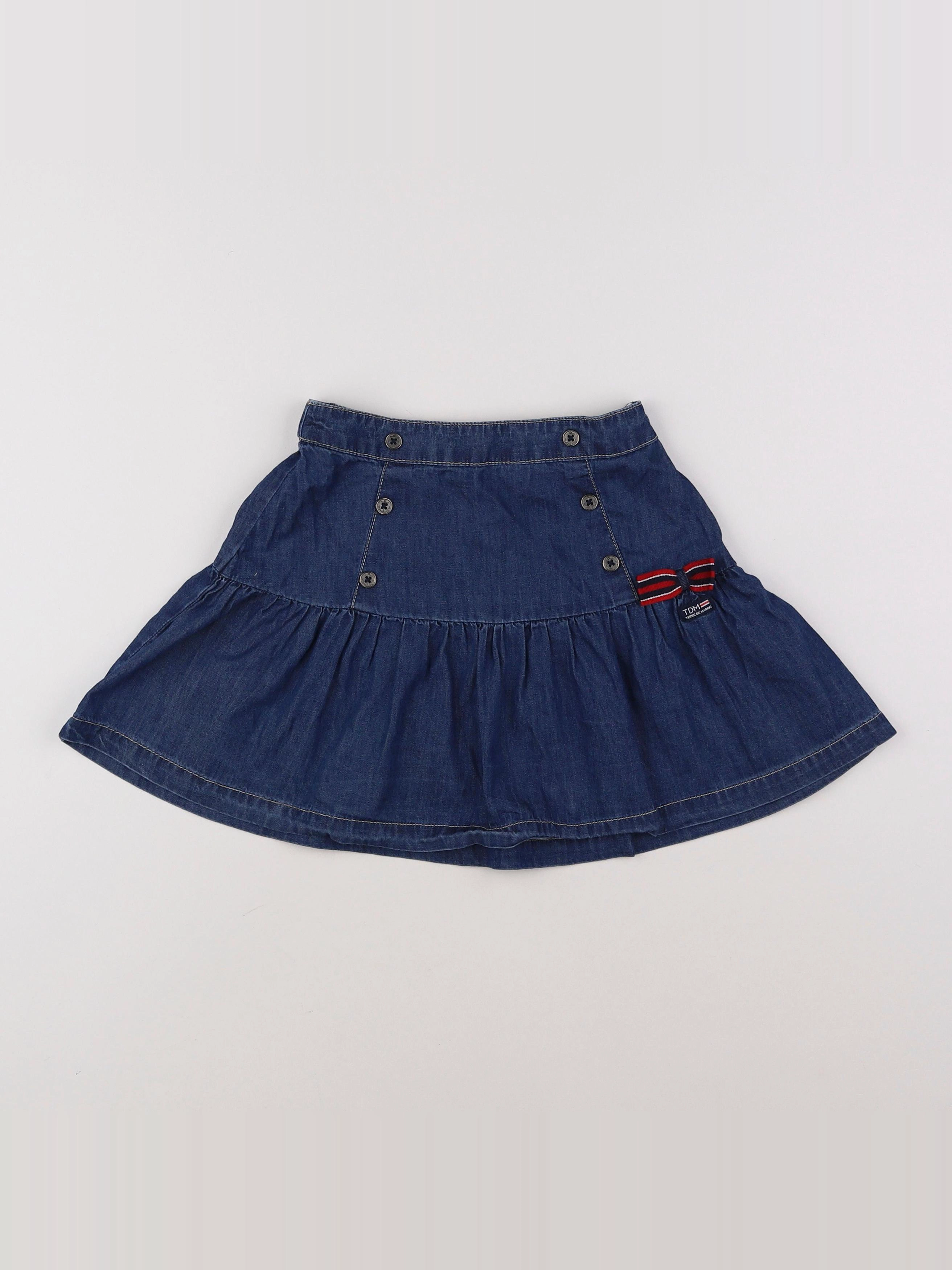 Terre de marins - jupe bleu - 6 ans