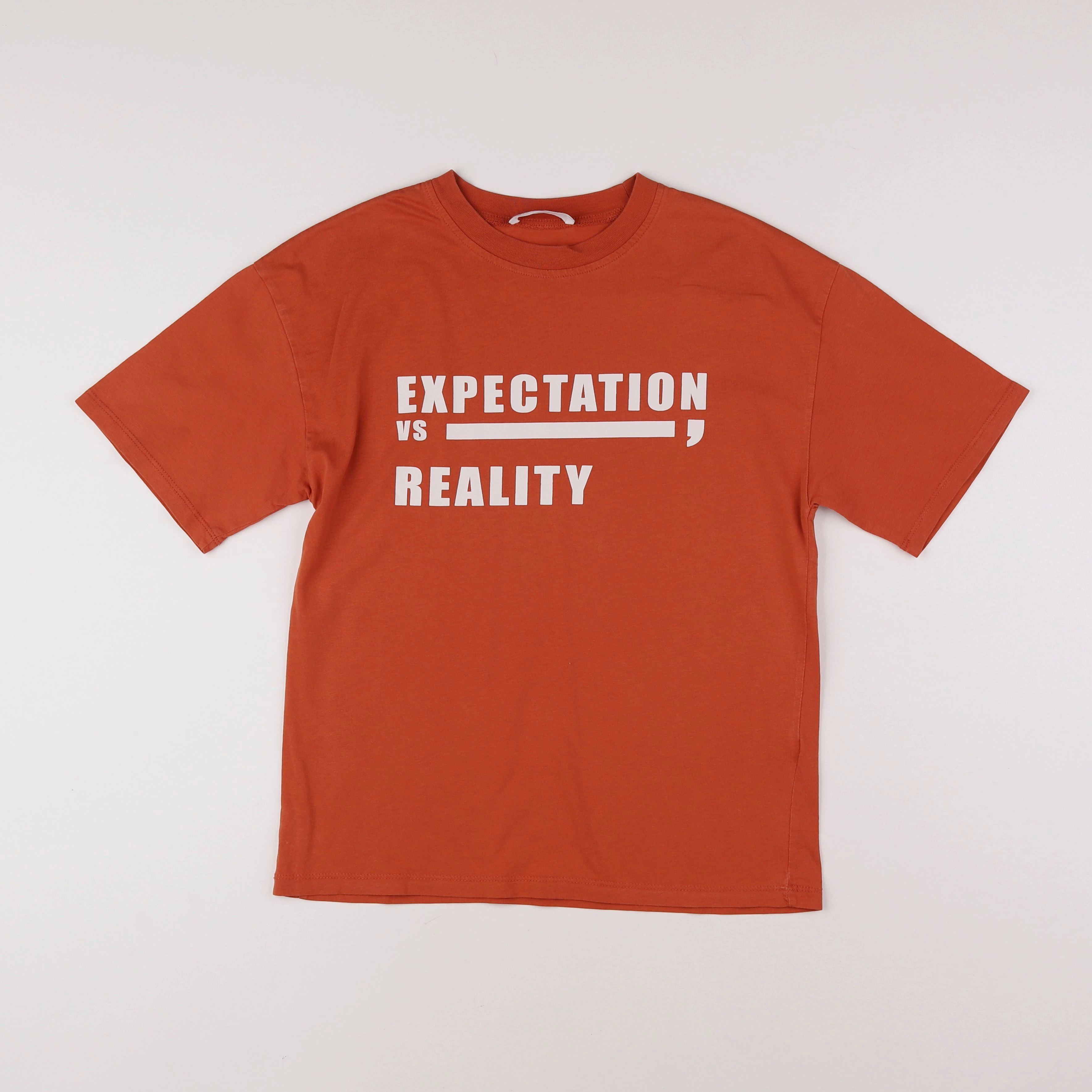 Zara - tee-shirt orange - 11/12 ans