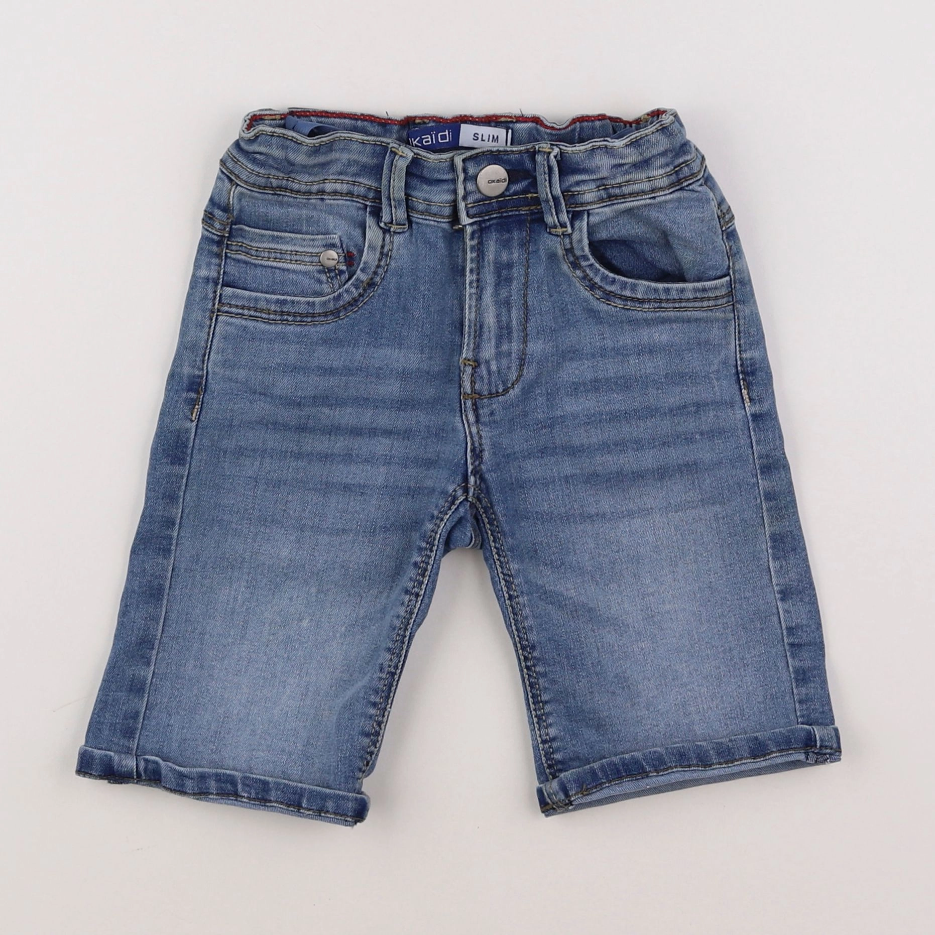 Okaidi - short bleu - 5 ans