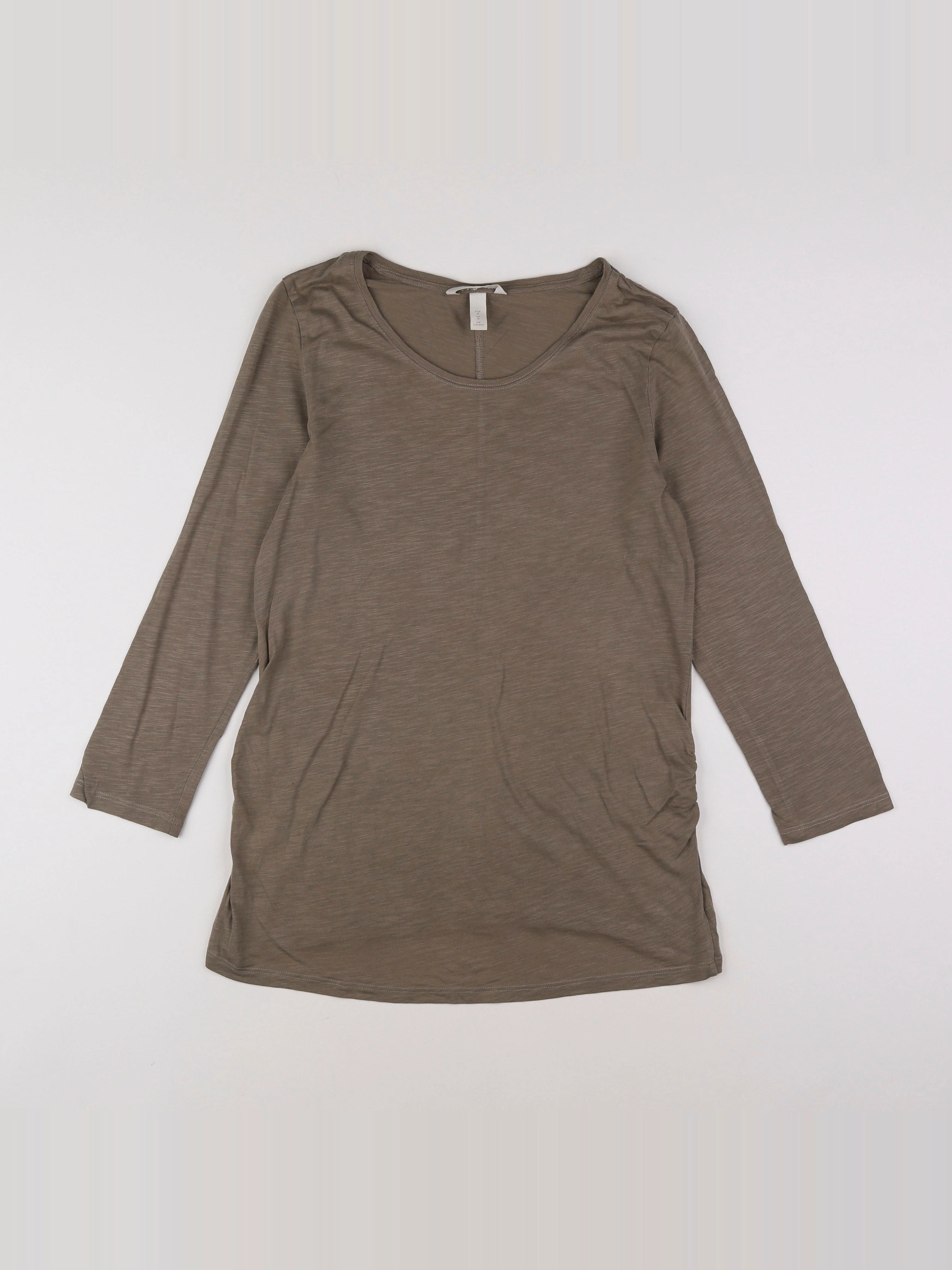 H&M - tee-shirt grossesse vert - 38