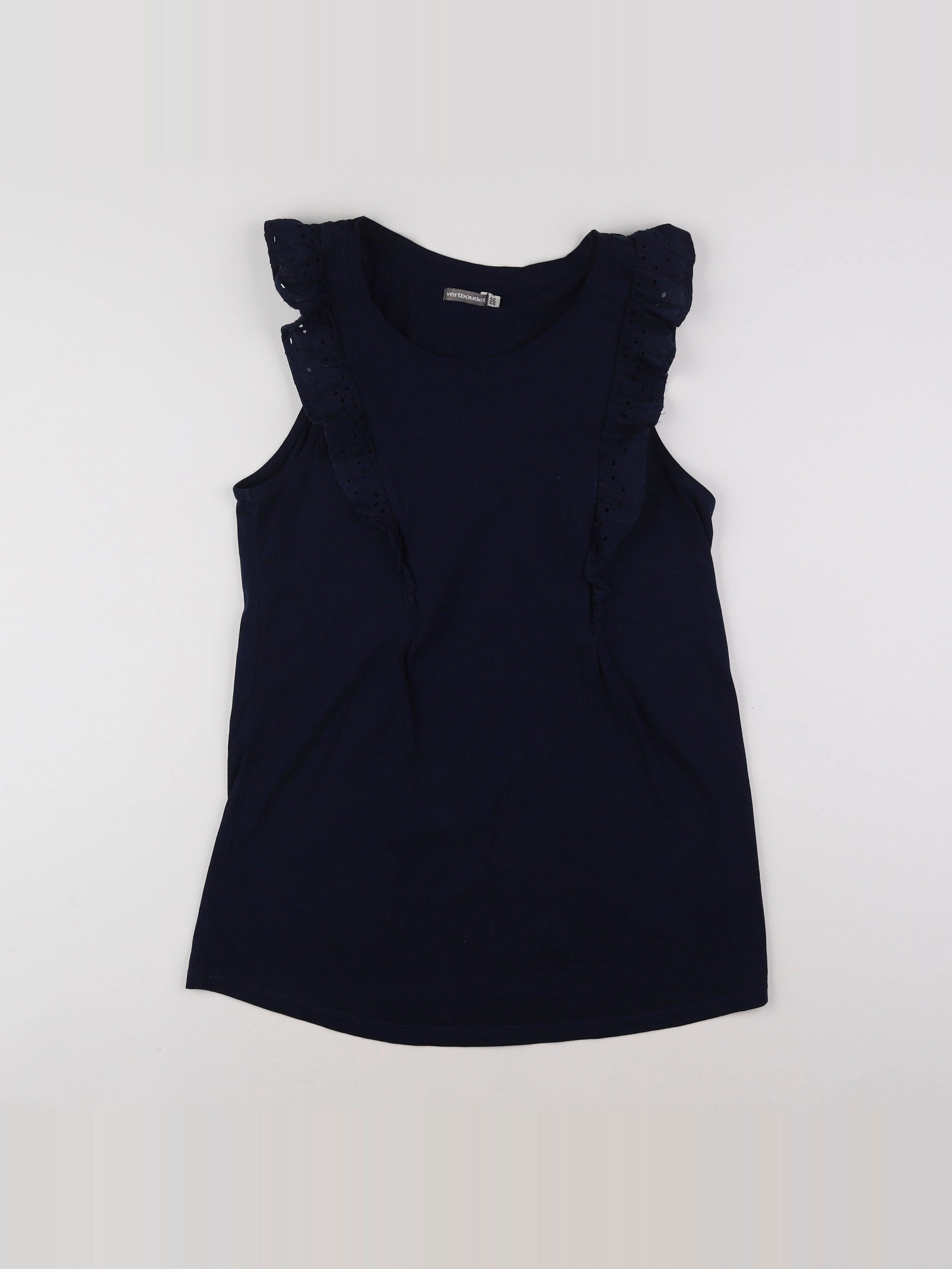 Vertbaudet - débardeur grossesse bleu - 42 à 44