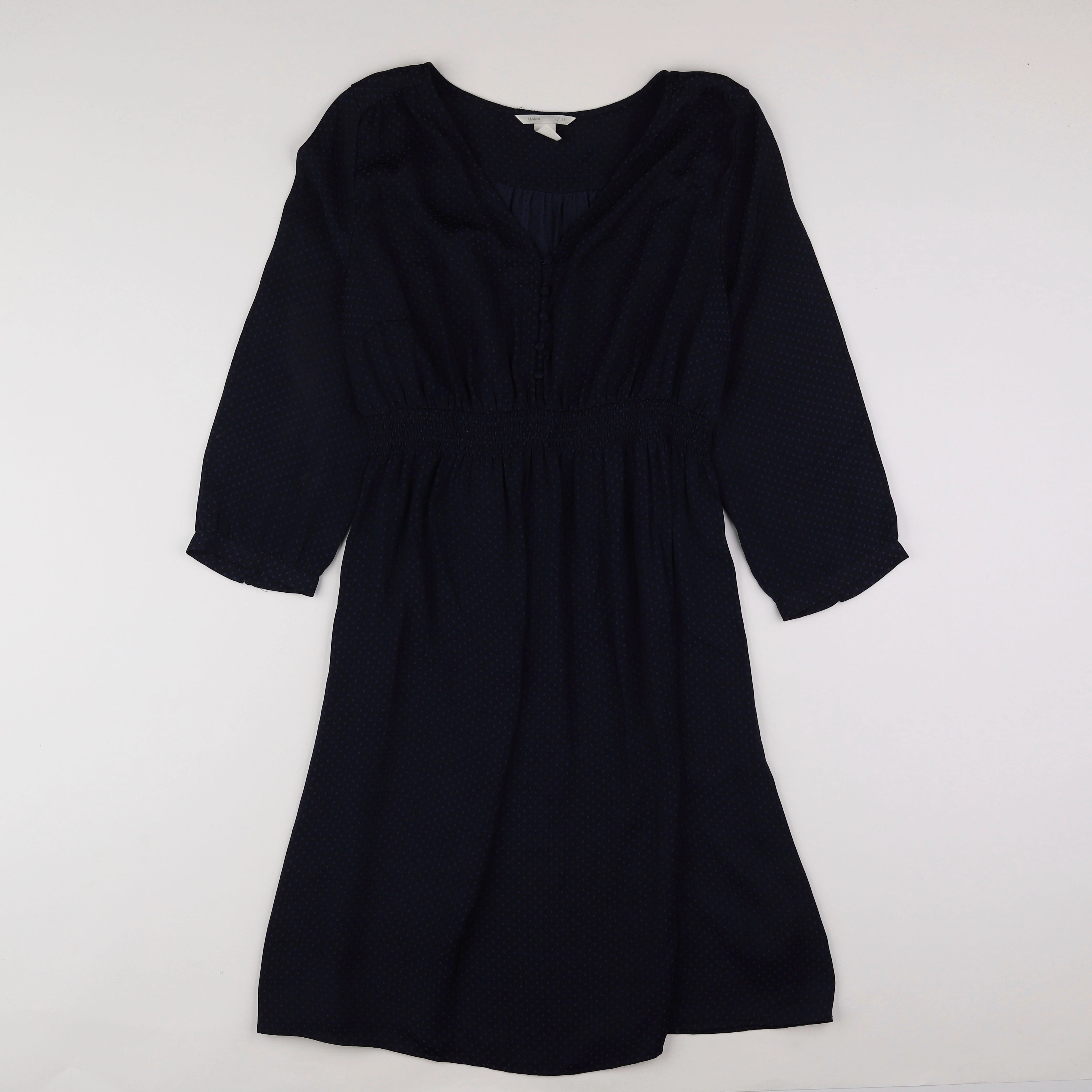 H&M - robe grossesse bleu - 40