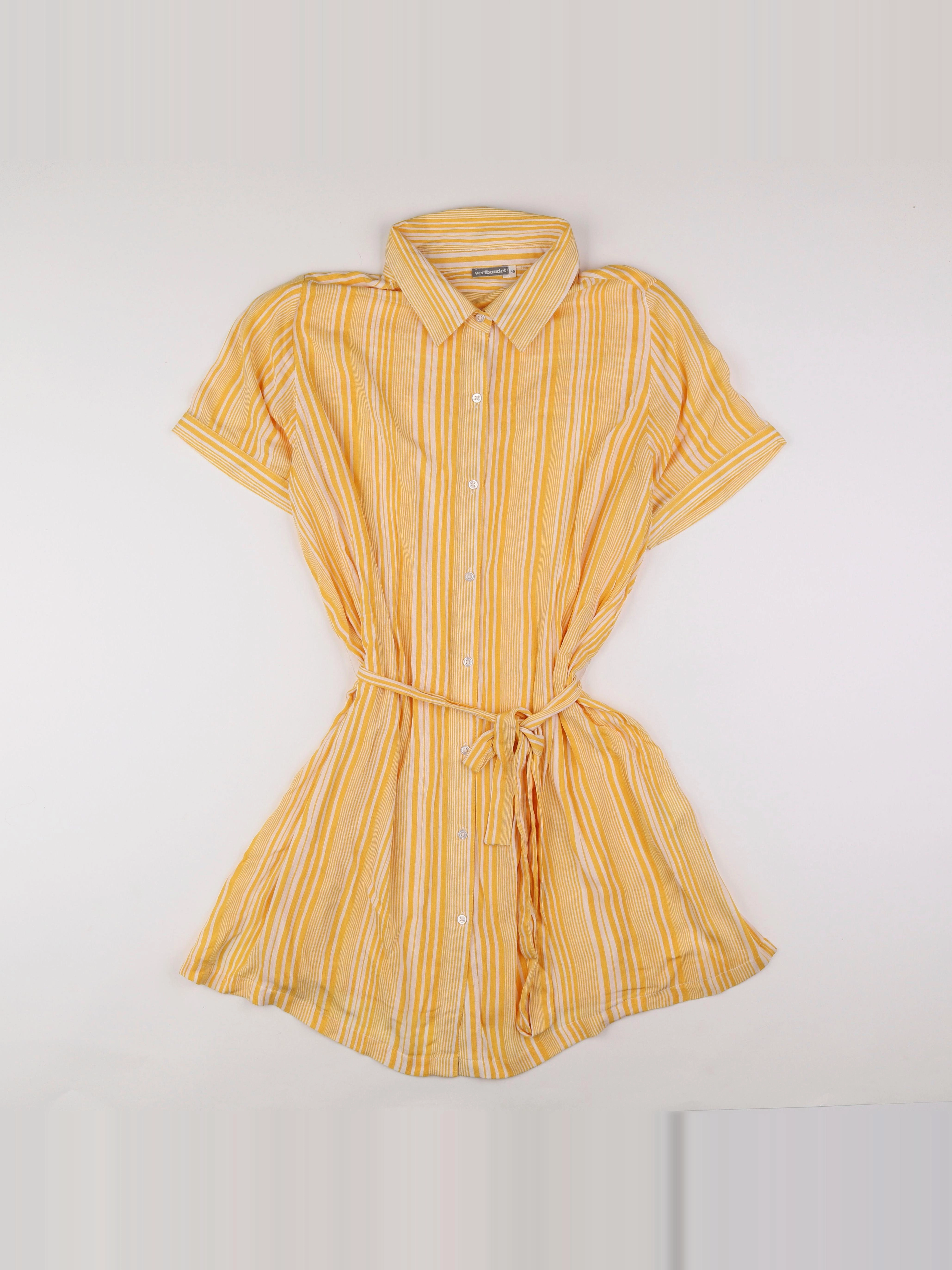 Vertbaudet - robe grossesse jaune - 46