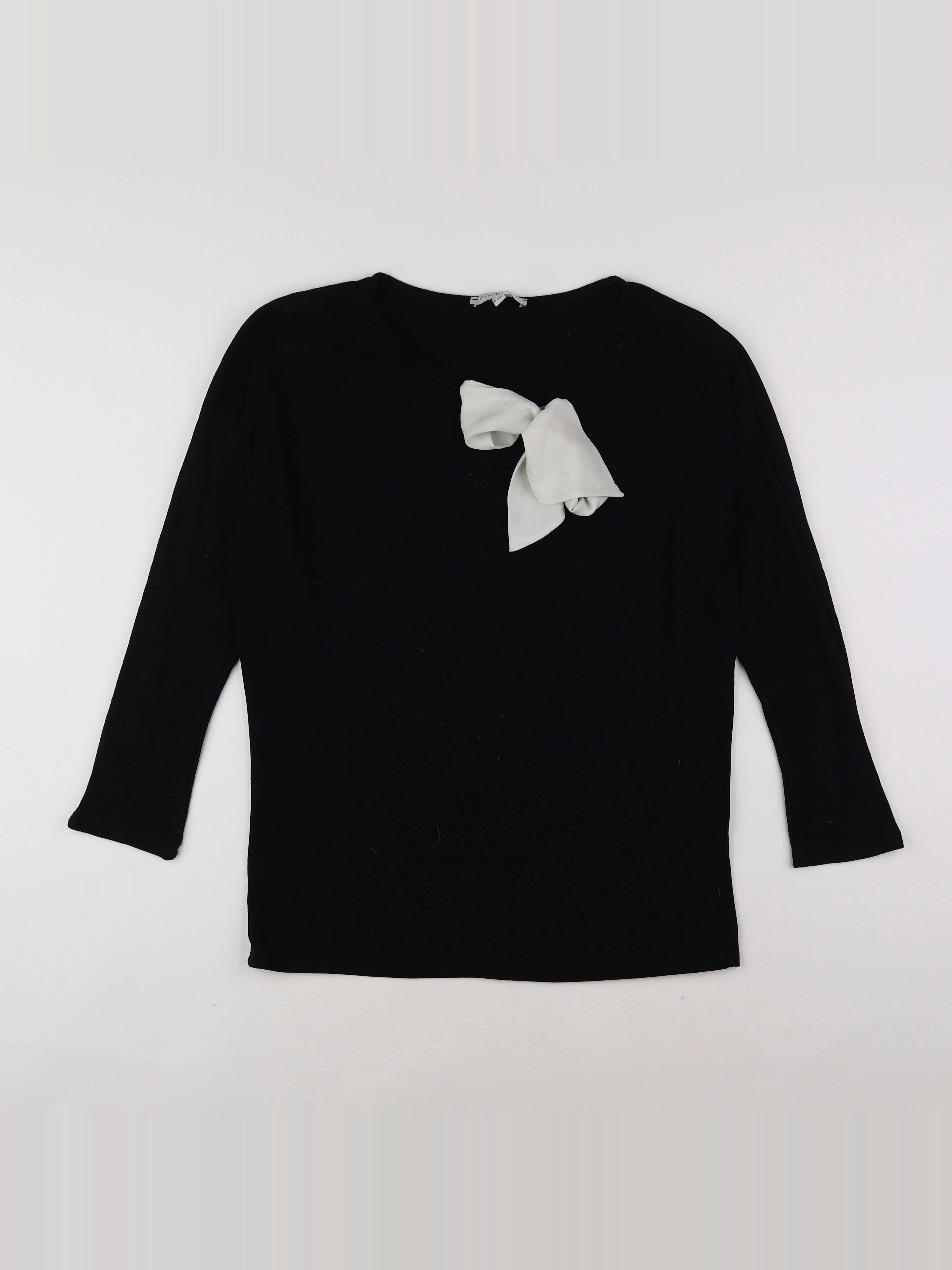 Envie de fraise - tee-shirt grossesse noir - 40 à 42