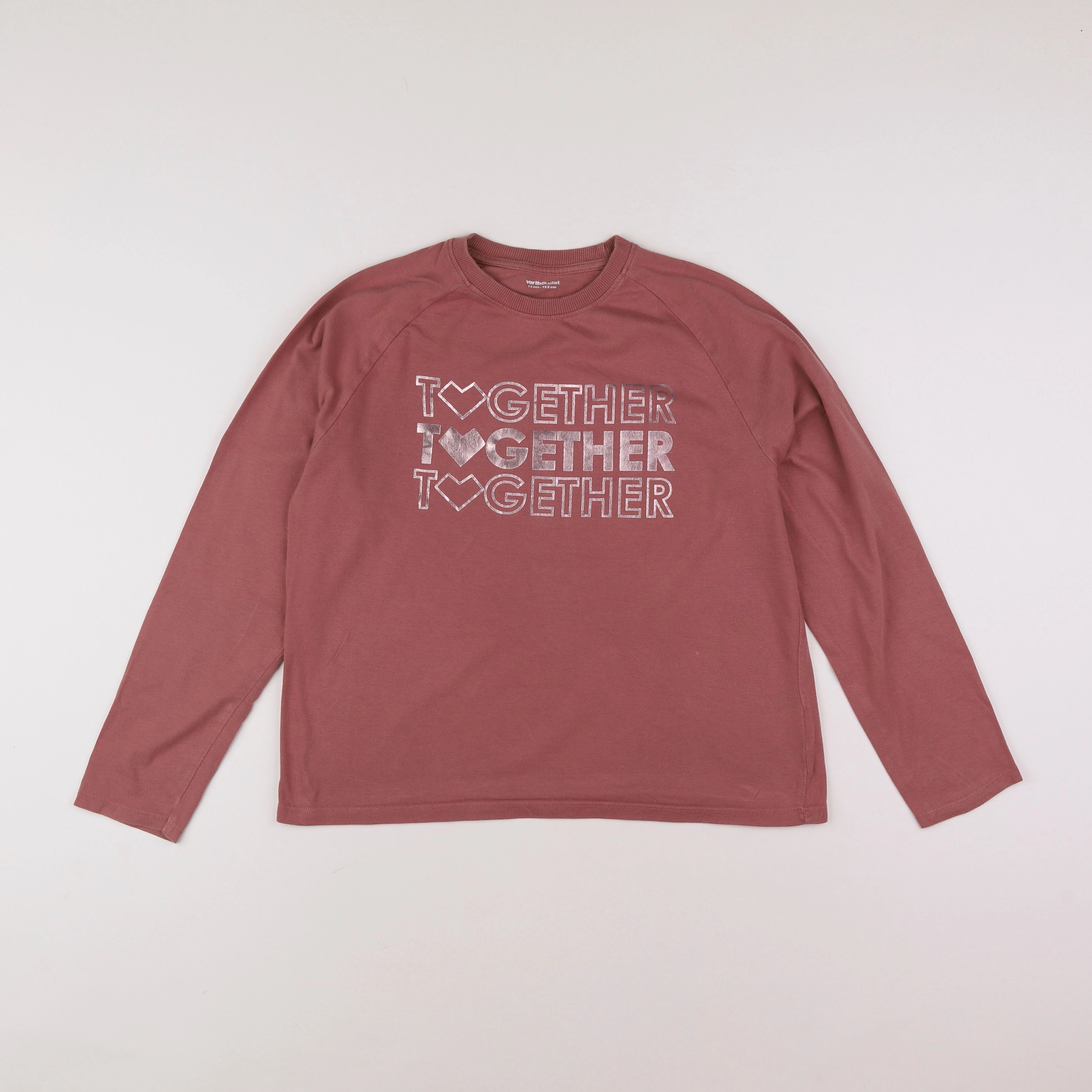 Vertbaudet - tee-shirt rose - 12 ans