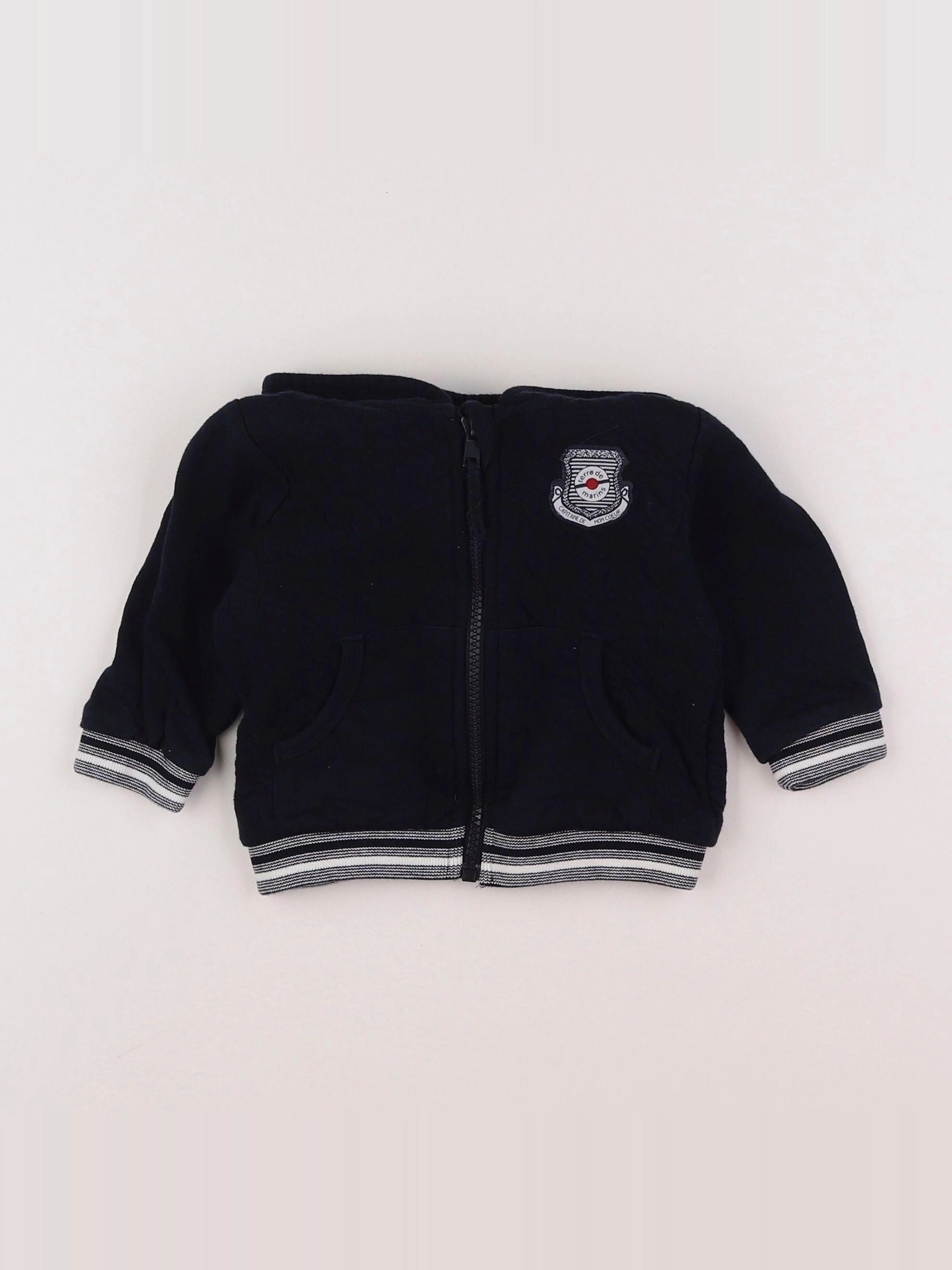 Terre de marins - sweat bleu - 12 mois