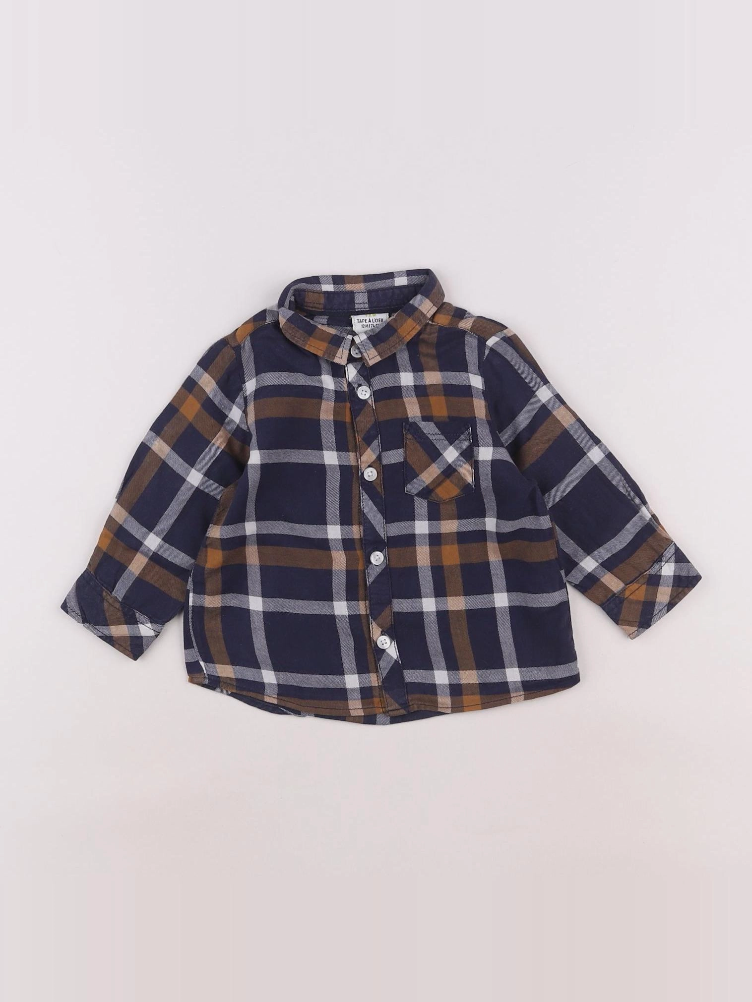 Tape à l'oeil - chemise multicolore - 12 mois