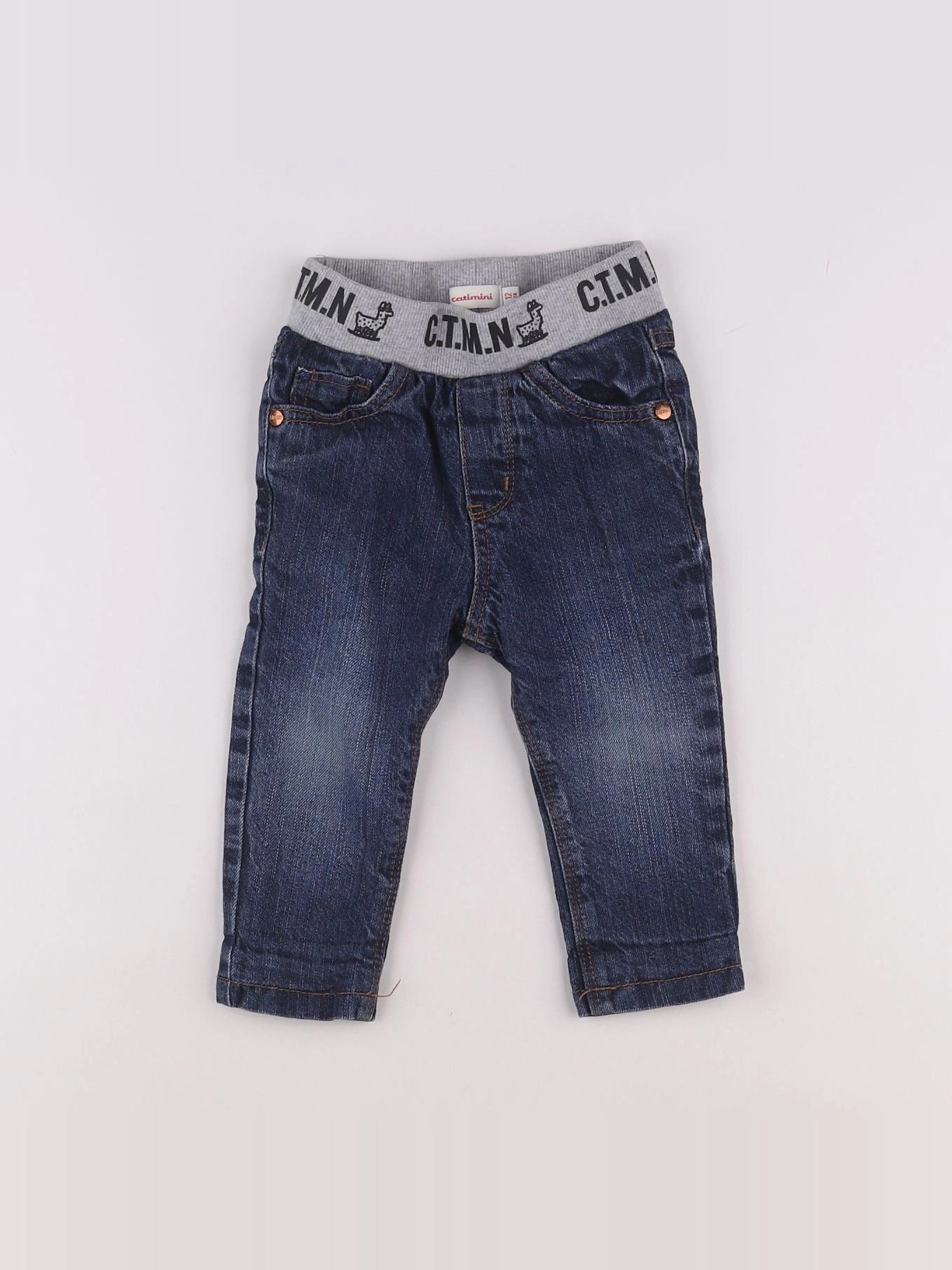 Catimini - jegging bleu - 12 mois