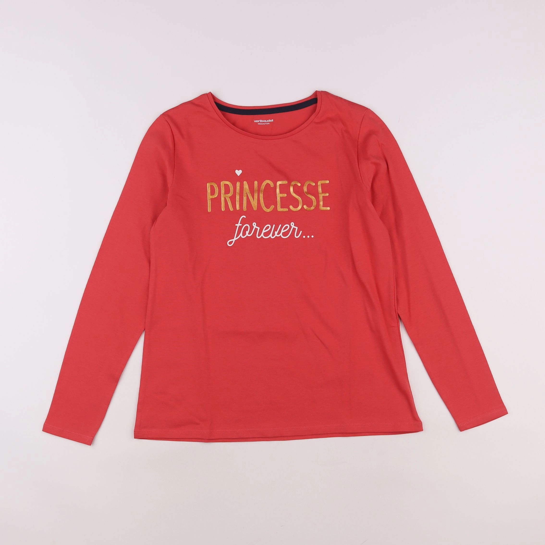Vertbaudet - tee-shirt rose - 12 ans