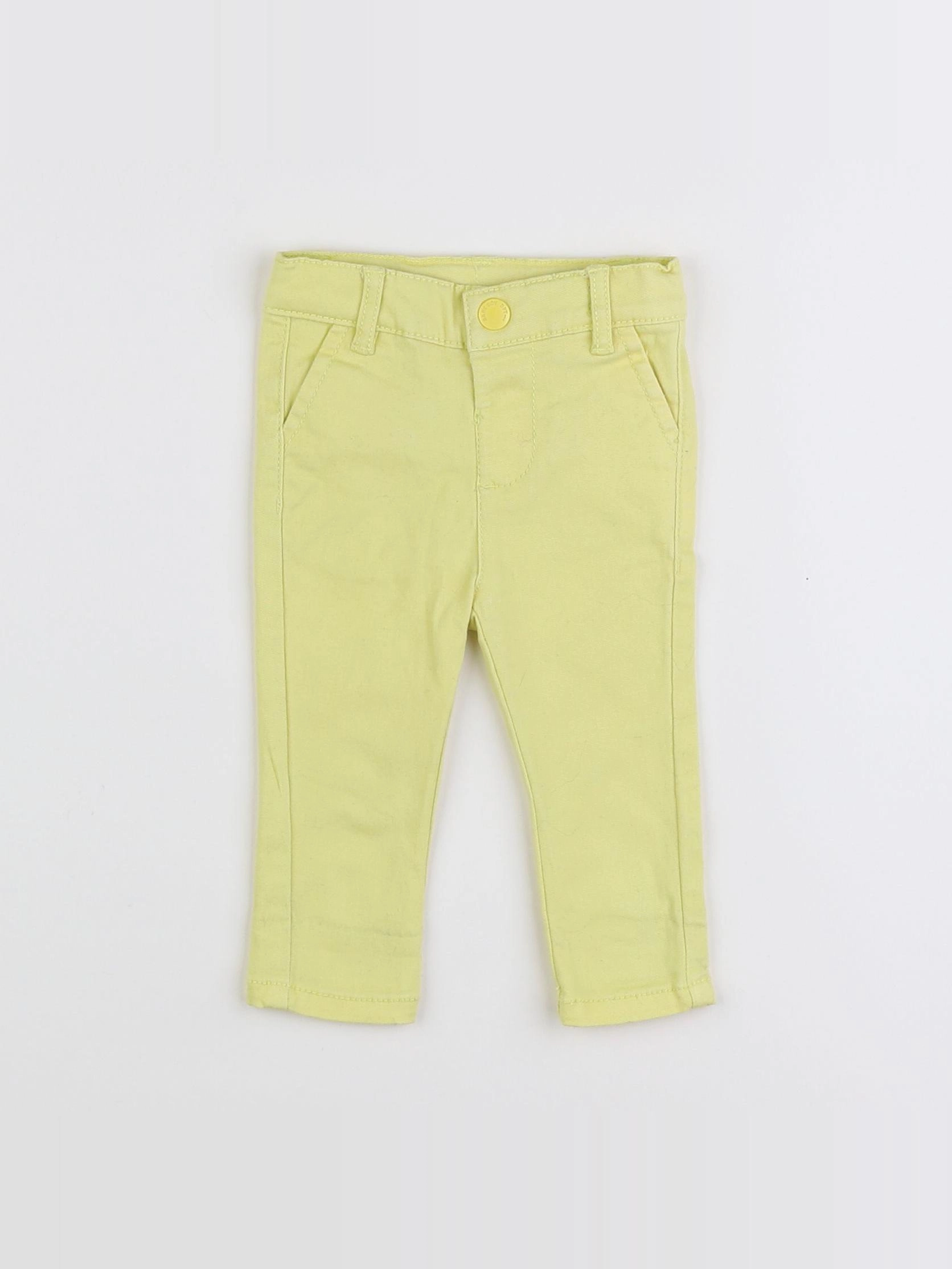 Tape à l'oeil - pantalon jaune - 3 mois