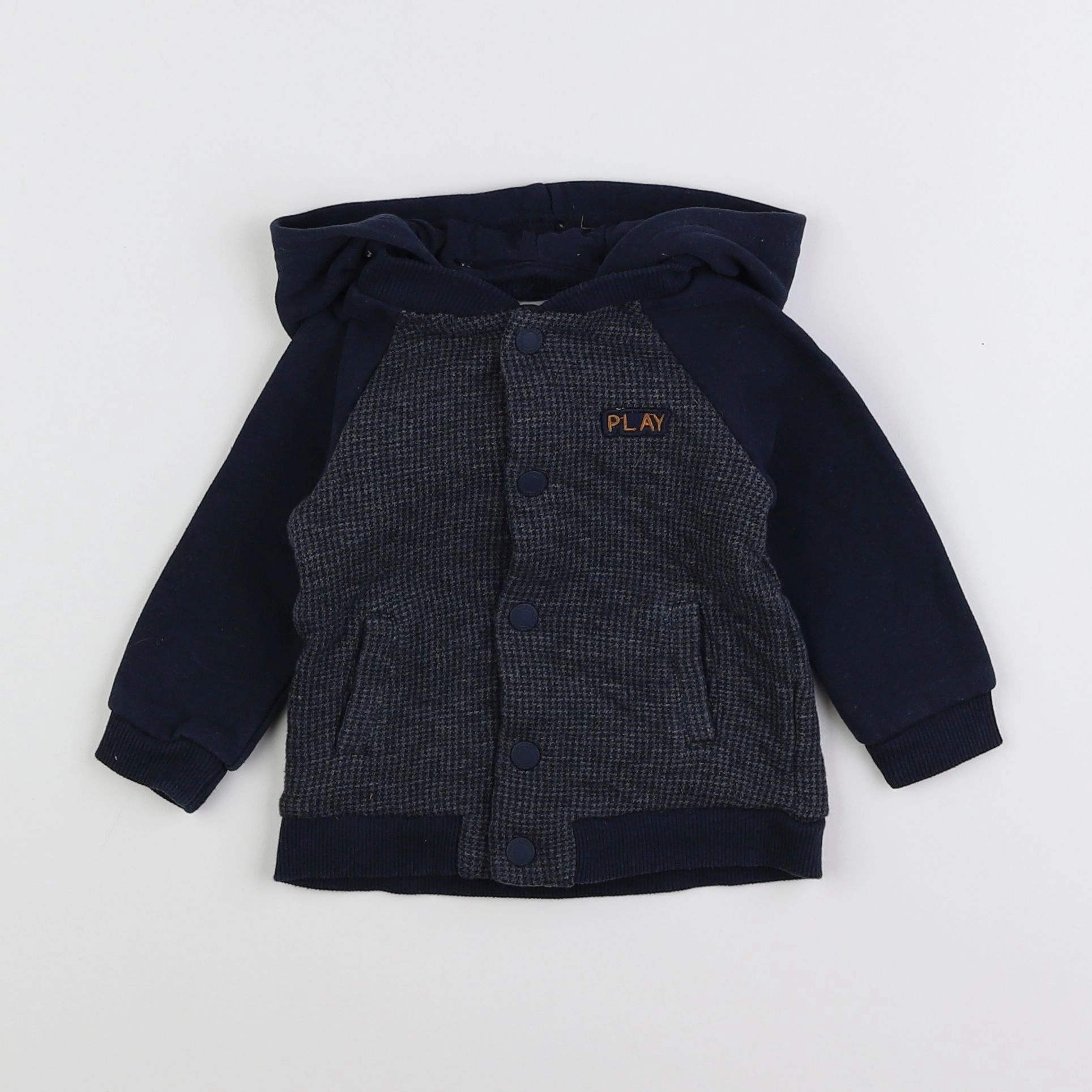 Tape à l'oeil - sweat bleu - 12 mois