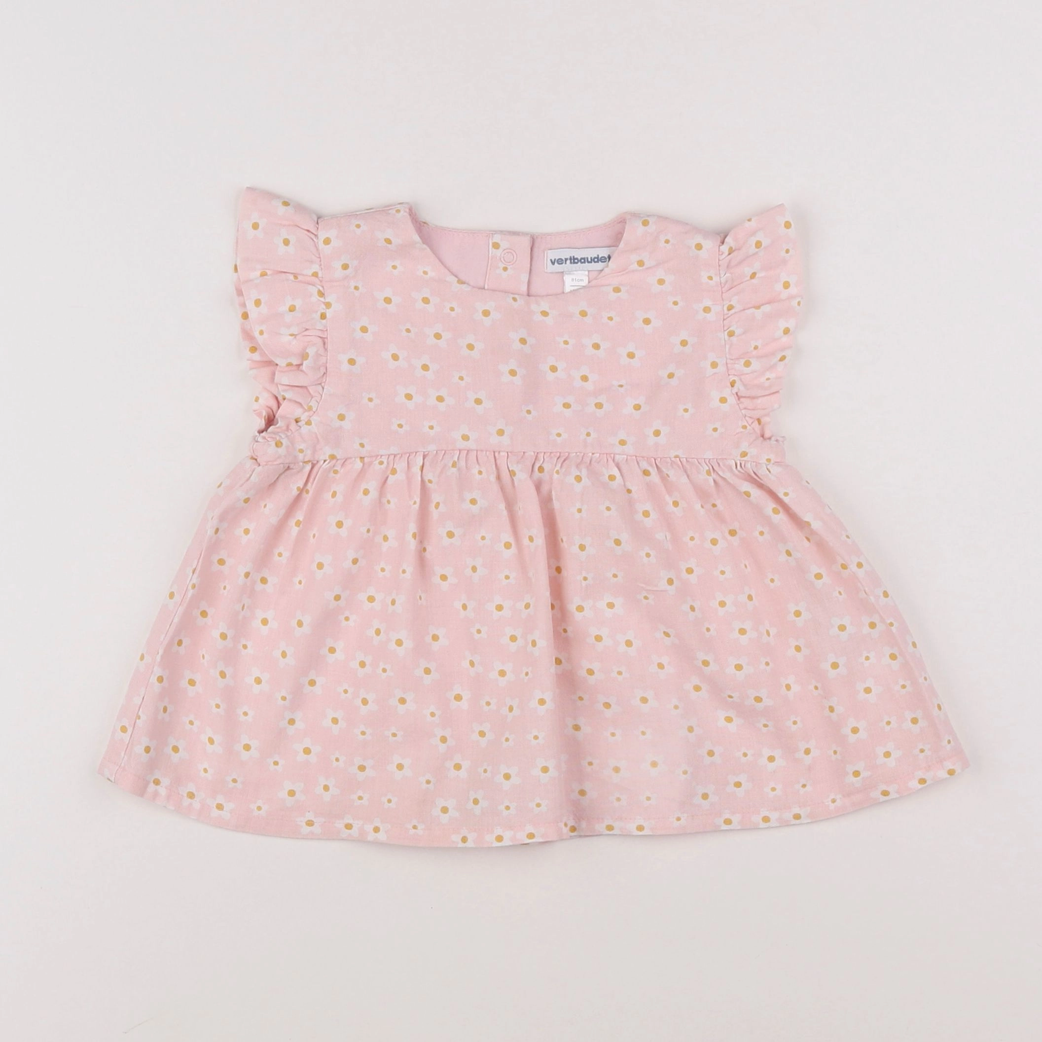 Vertbaudet - blouse rose - 18 mois
