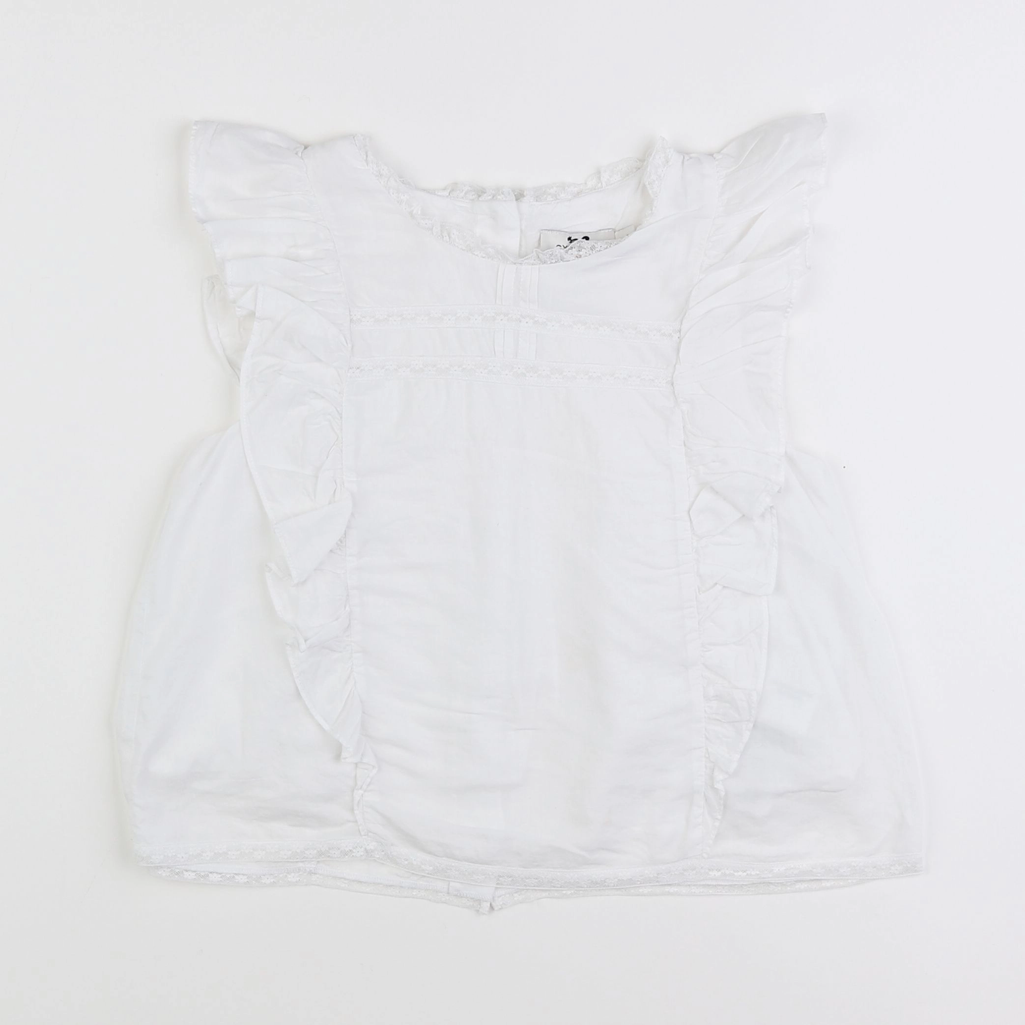 Cyrillus - blouse blanc - 9 ans