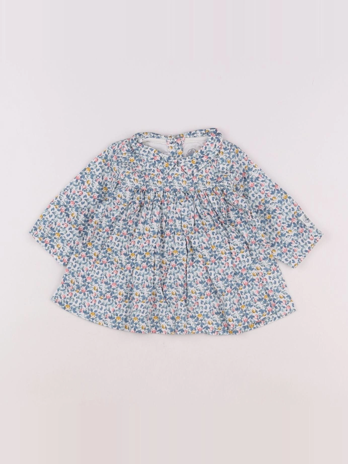Petit Bateau - robe multicolore - 3 mois