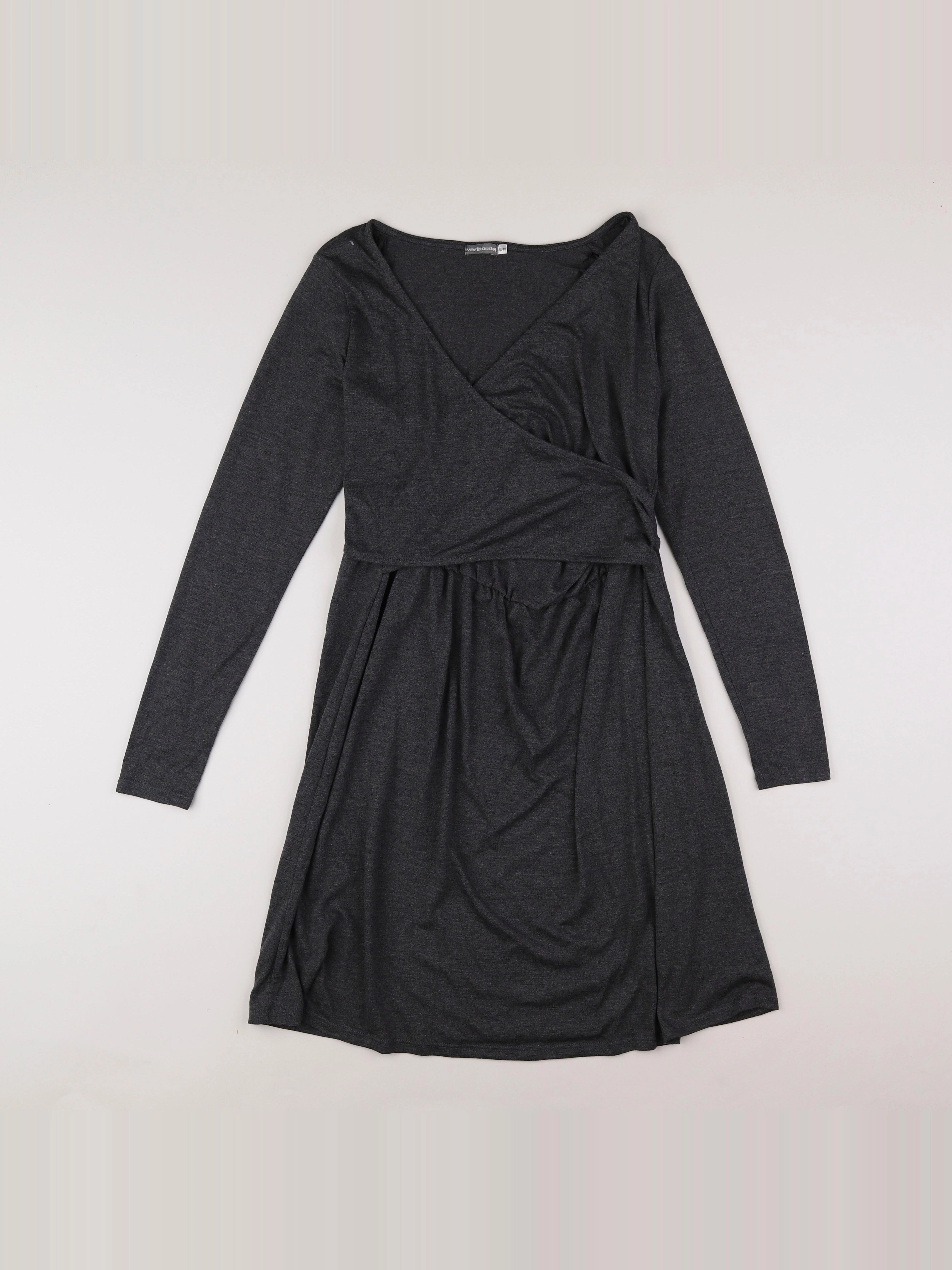 Vertbaudet - robe grossesse, allaitement gris - 38 à 40