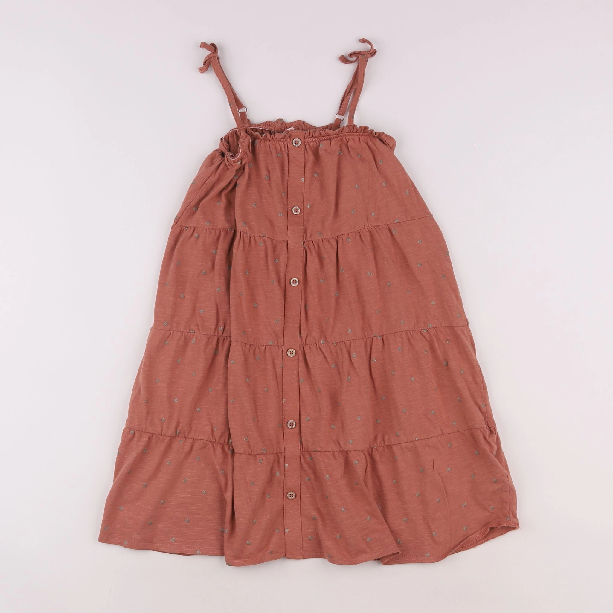 Tape à l'oeil - robe rose, orange - 8 ans