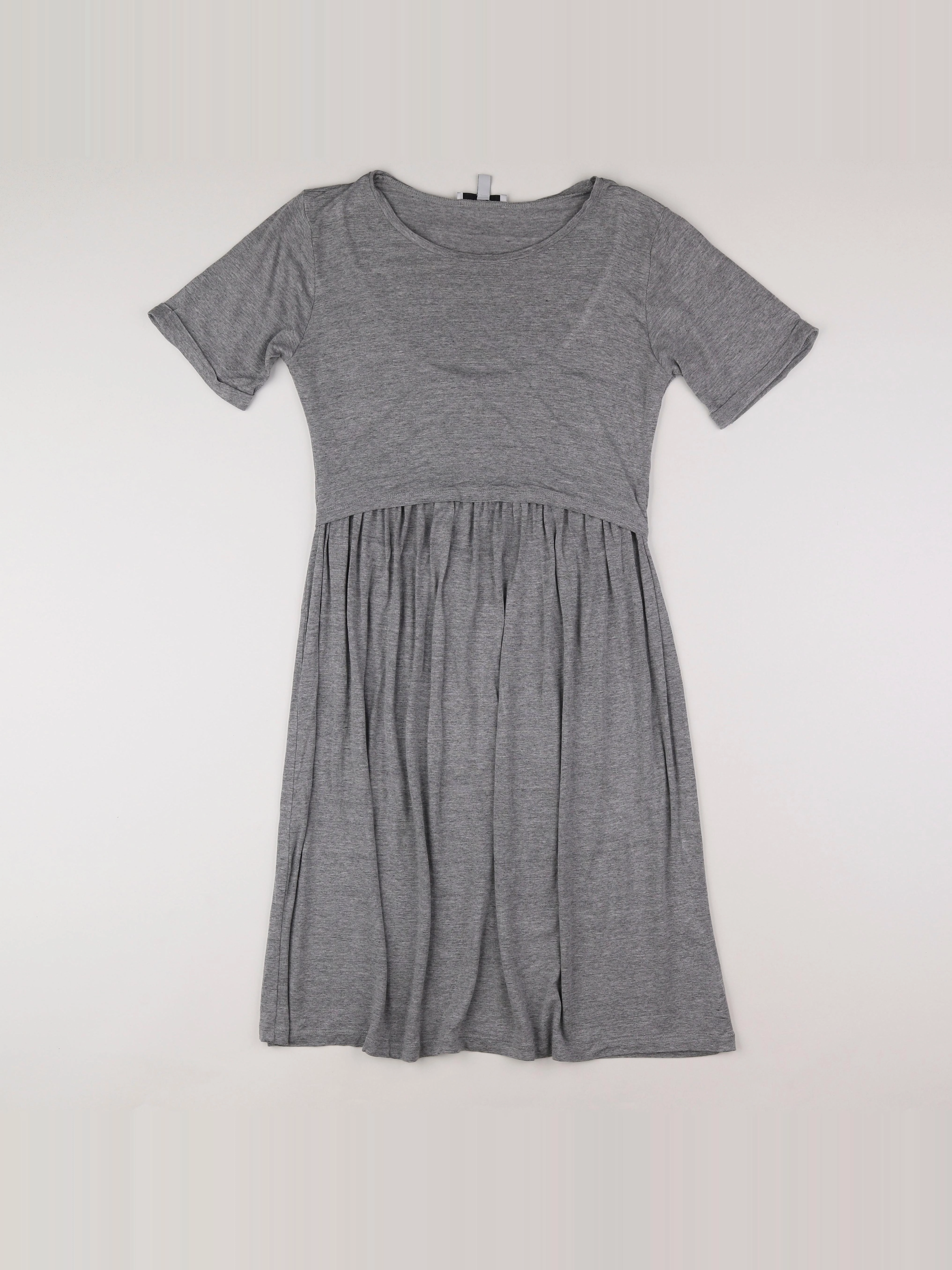 Envie de fraise - robe grossesse gris - 38 à 40