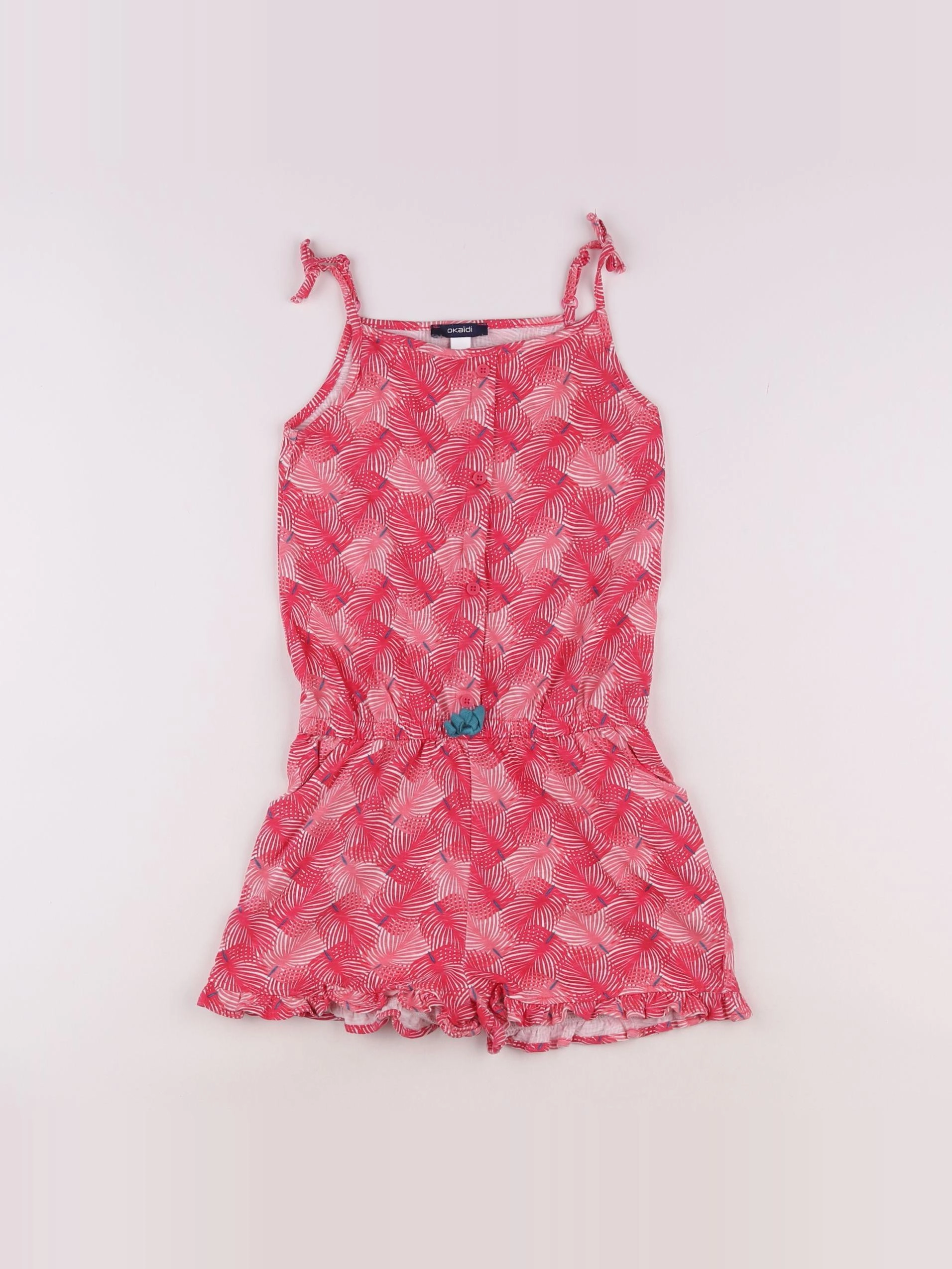 Okaidi - combinaison rose - 8 ans