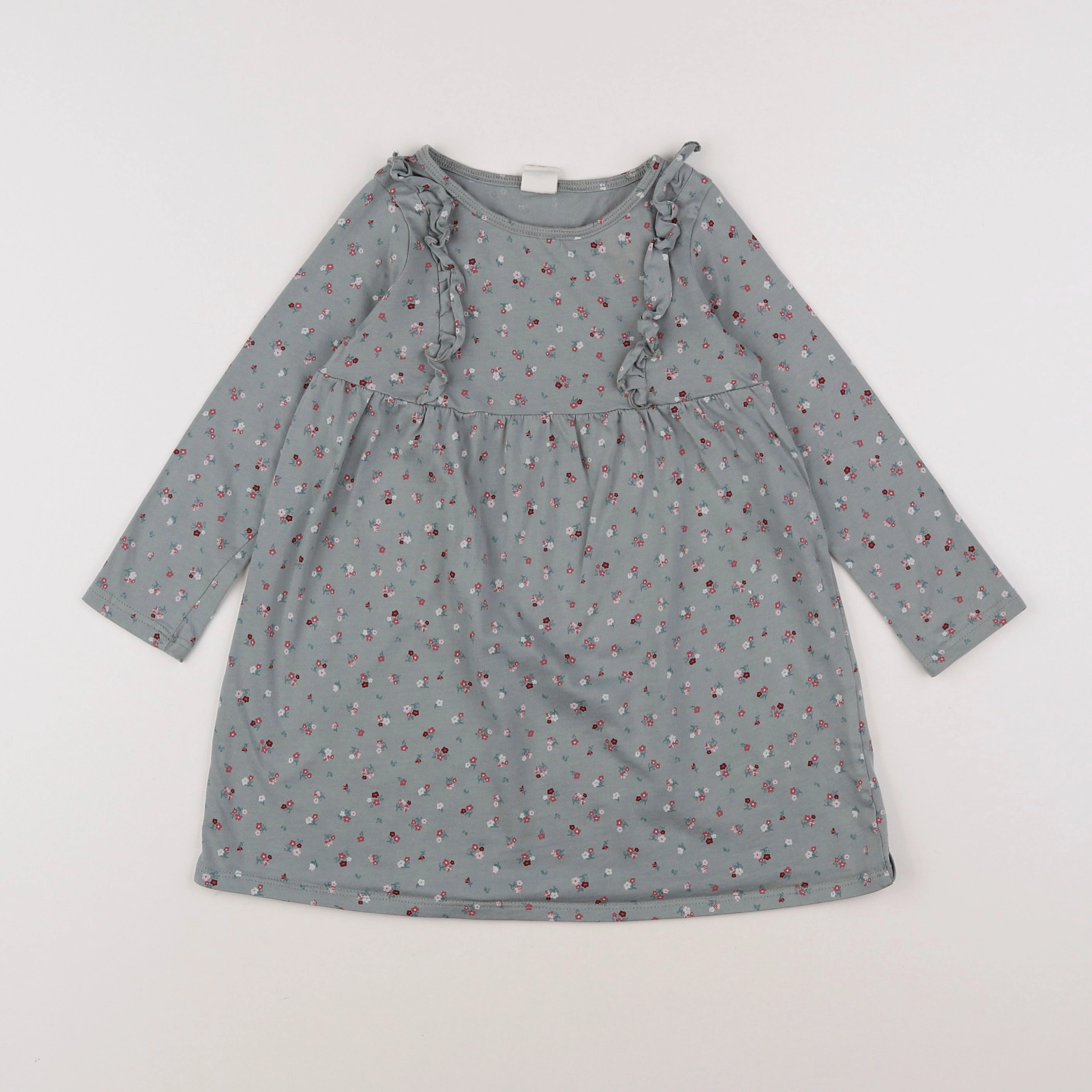 H&M - robe bleu - 2/3 ans