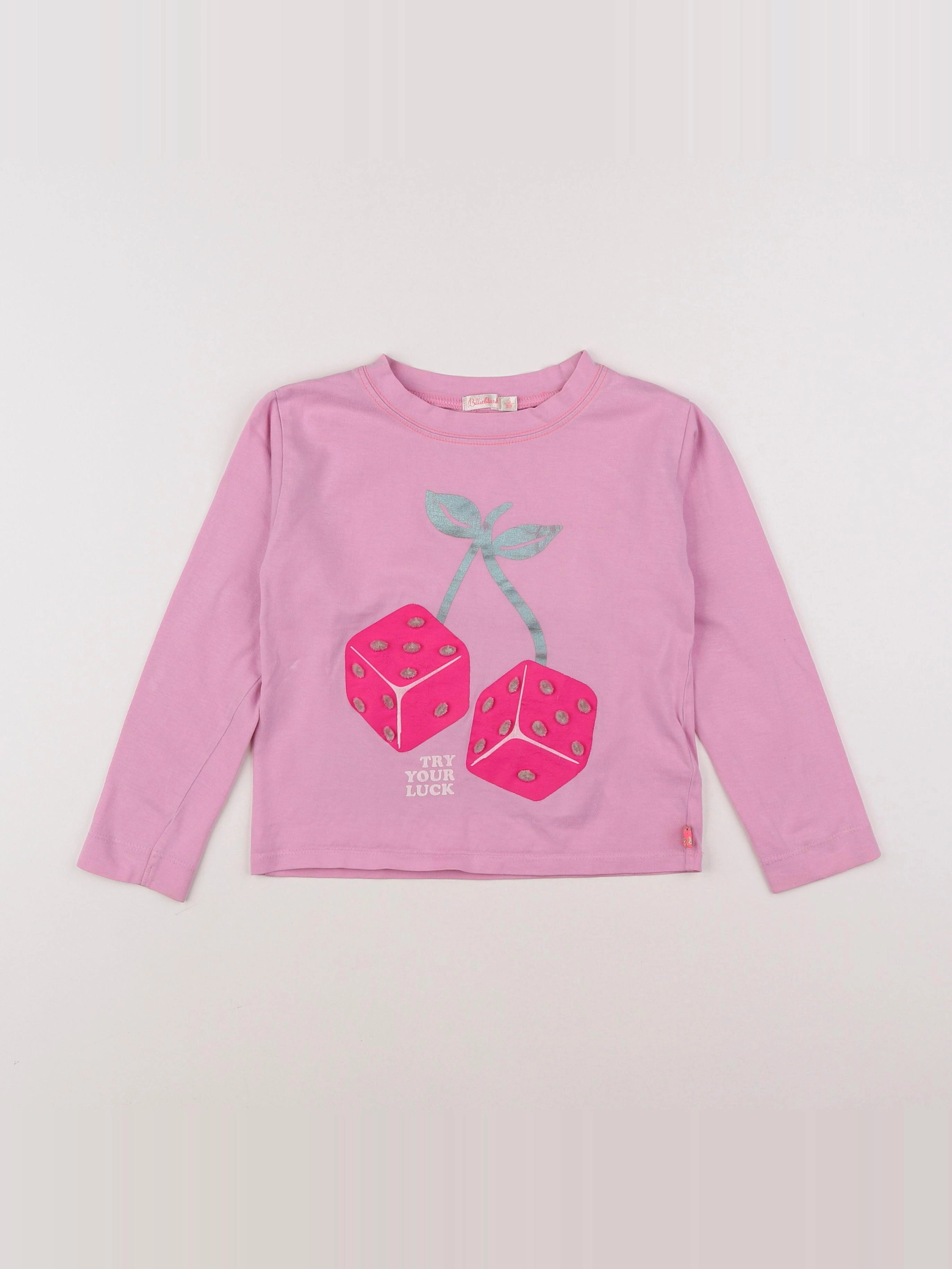 Billie Blush - tee-shirt rose - 5 ans