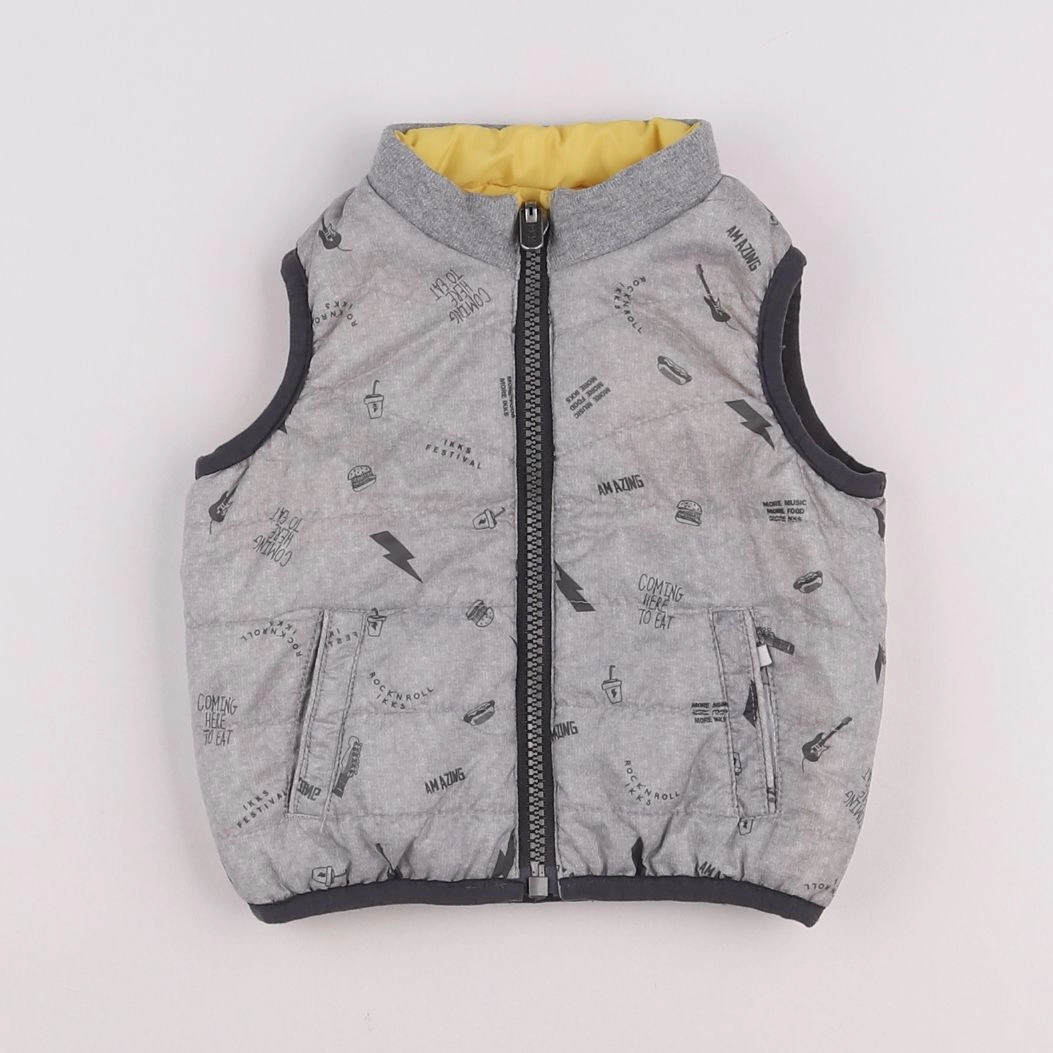 IKKS - doudoune gris - 6 mois