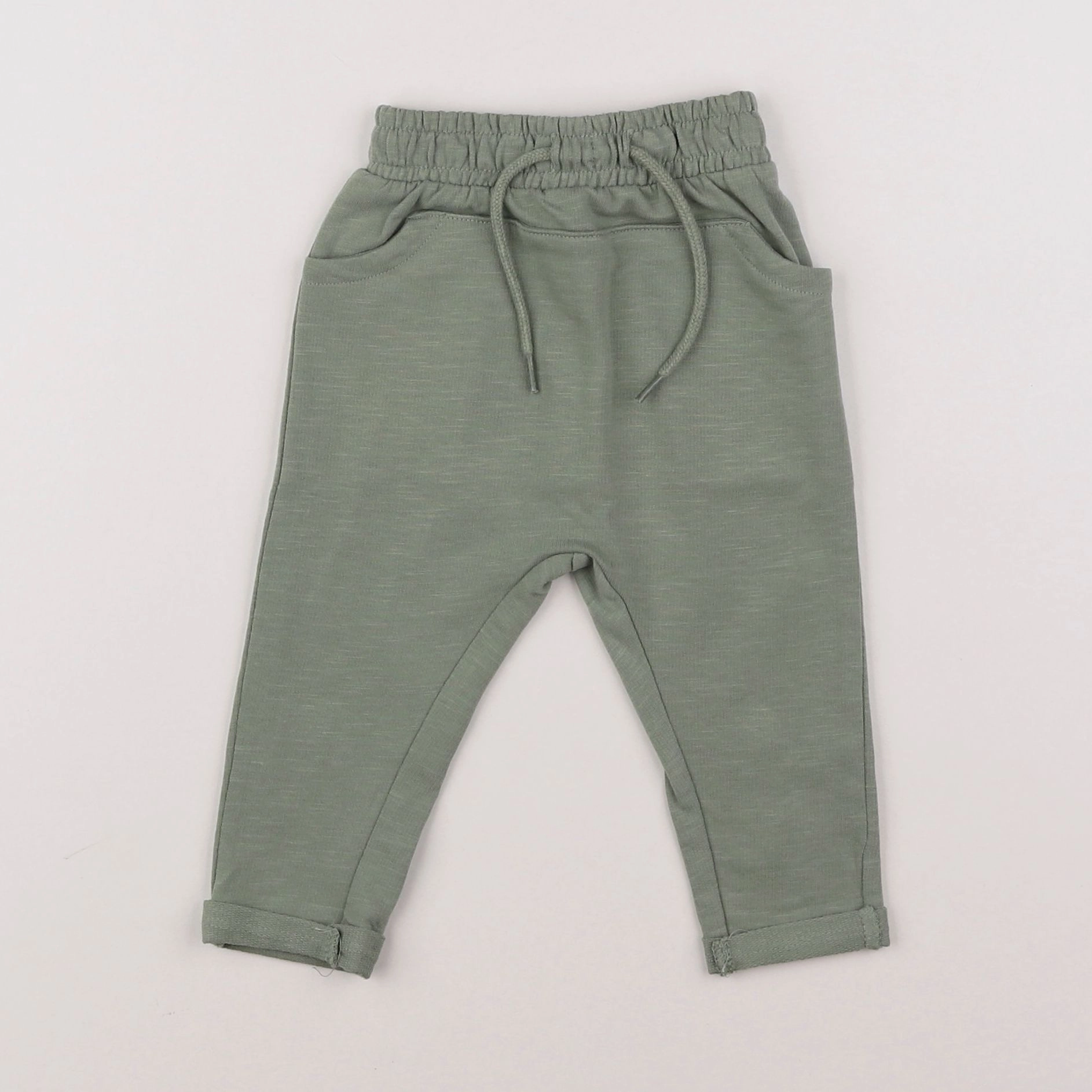 Vertbaudet - pantalon vert - 3 mois